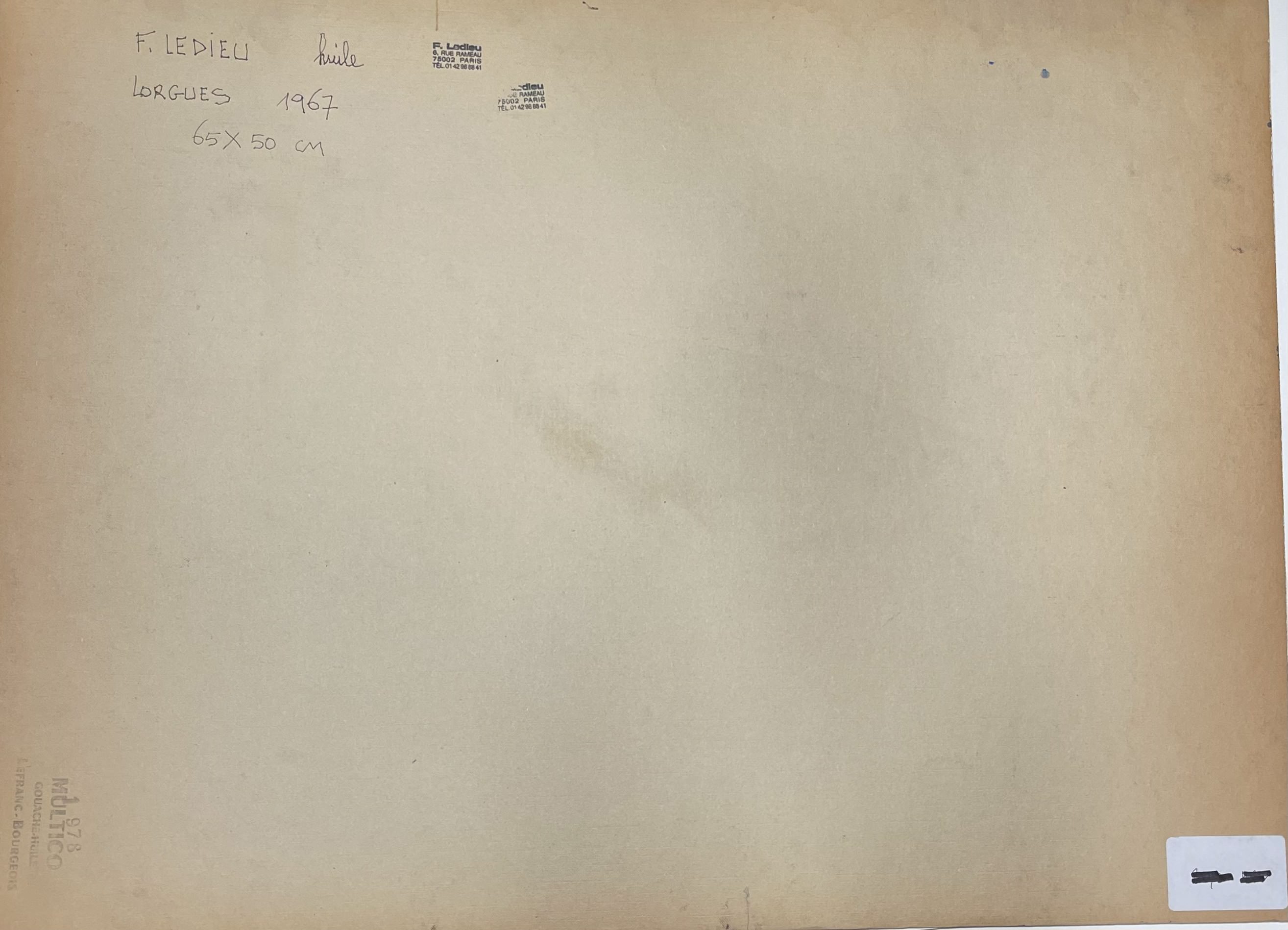 Lorgues by Francine Ledieu, 1978