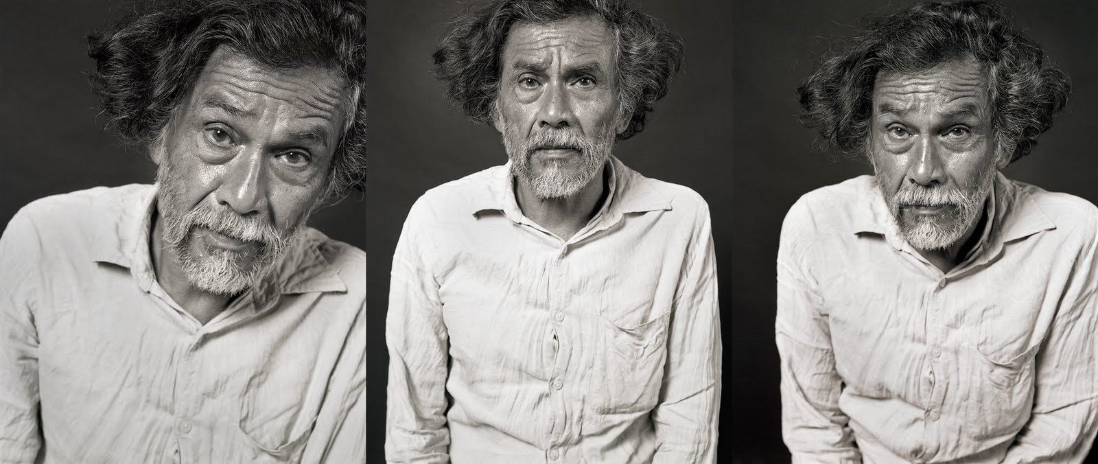 A metal triangle with a snake on it. 