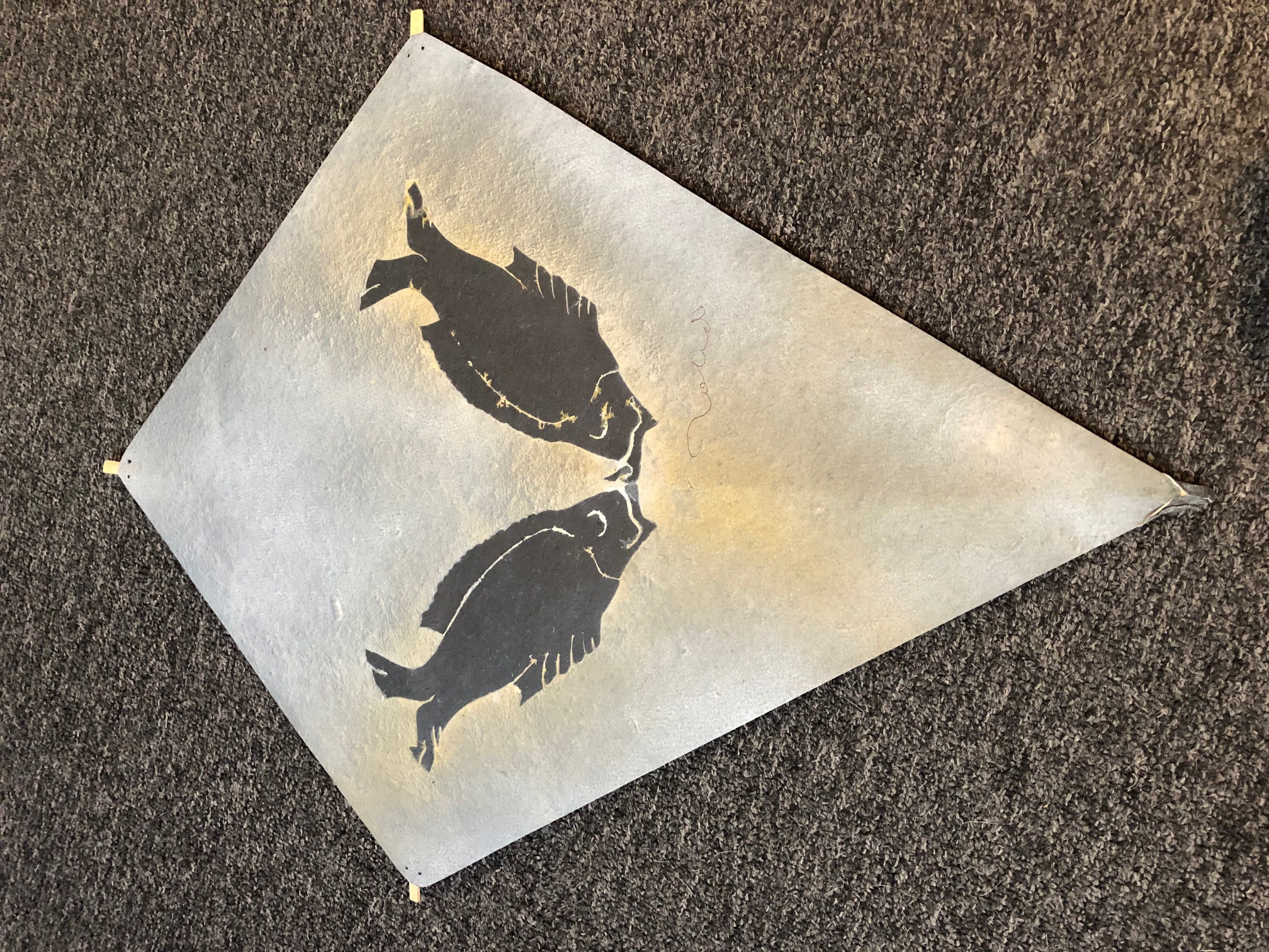 Dos Pescados by Francisco Toledo, 2015