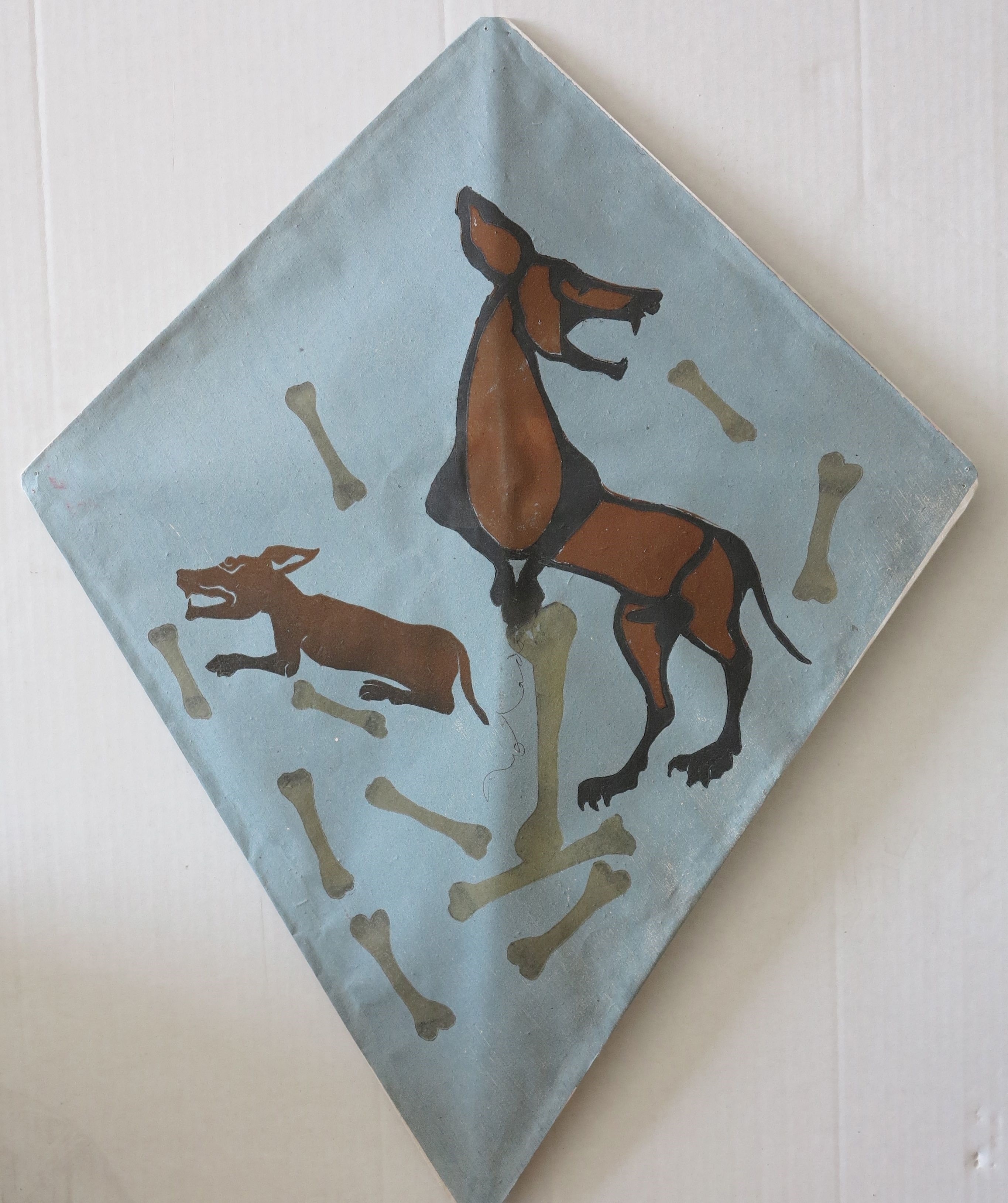 Perros abstractos con huesos by Francisco Toledo, 2010