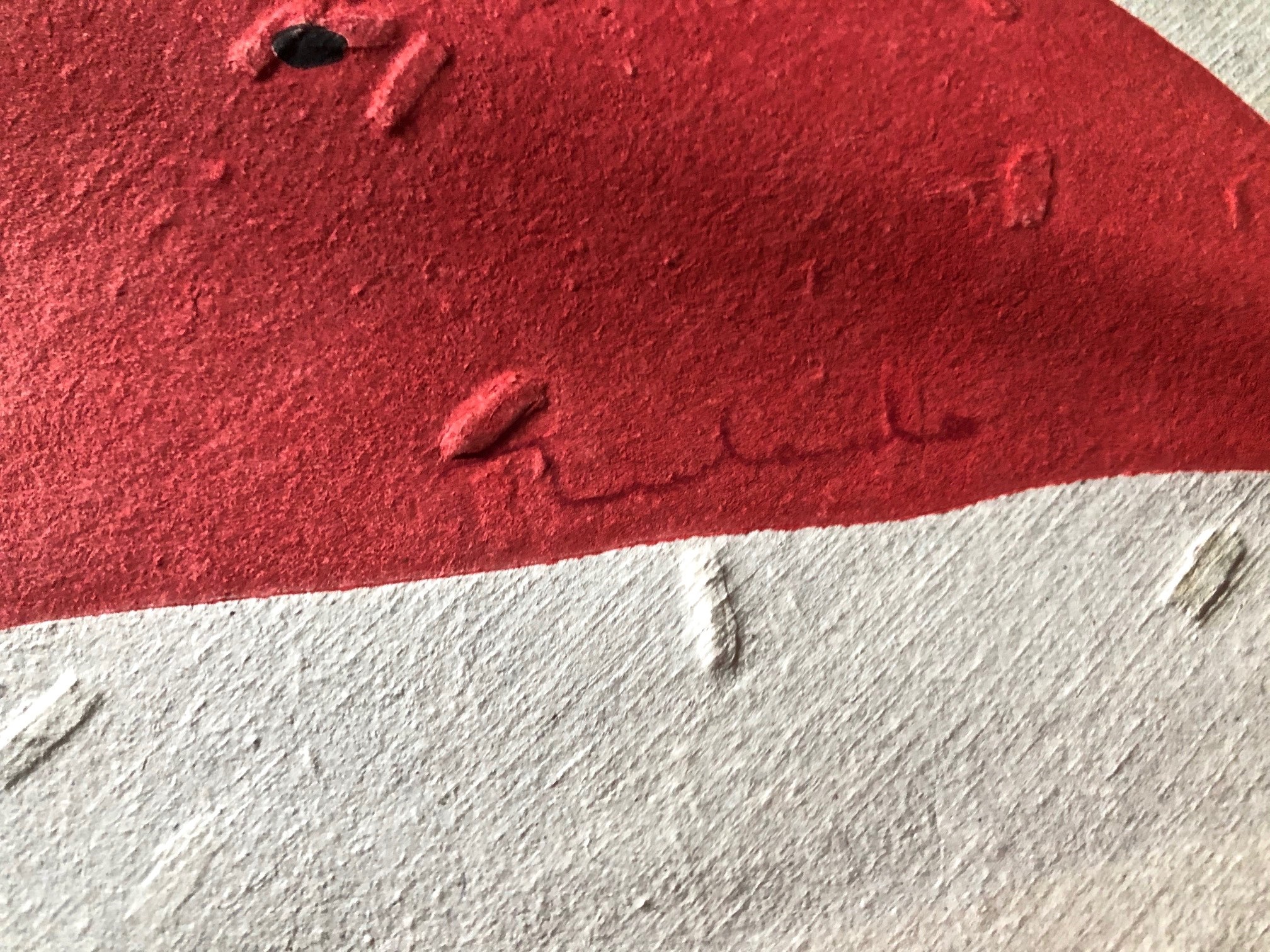 Artwork by Francisco Toledo, Sandia con saltamontes V, Made of Hand Painted Stencil Kite 