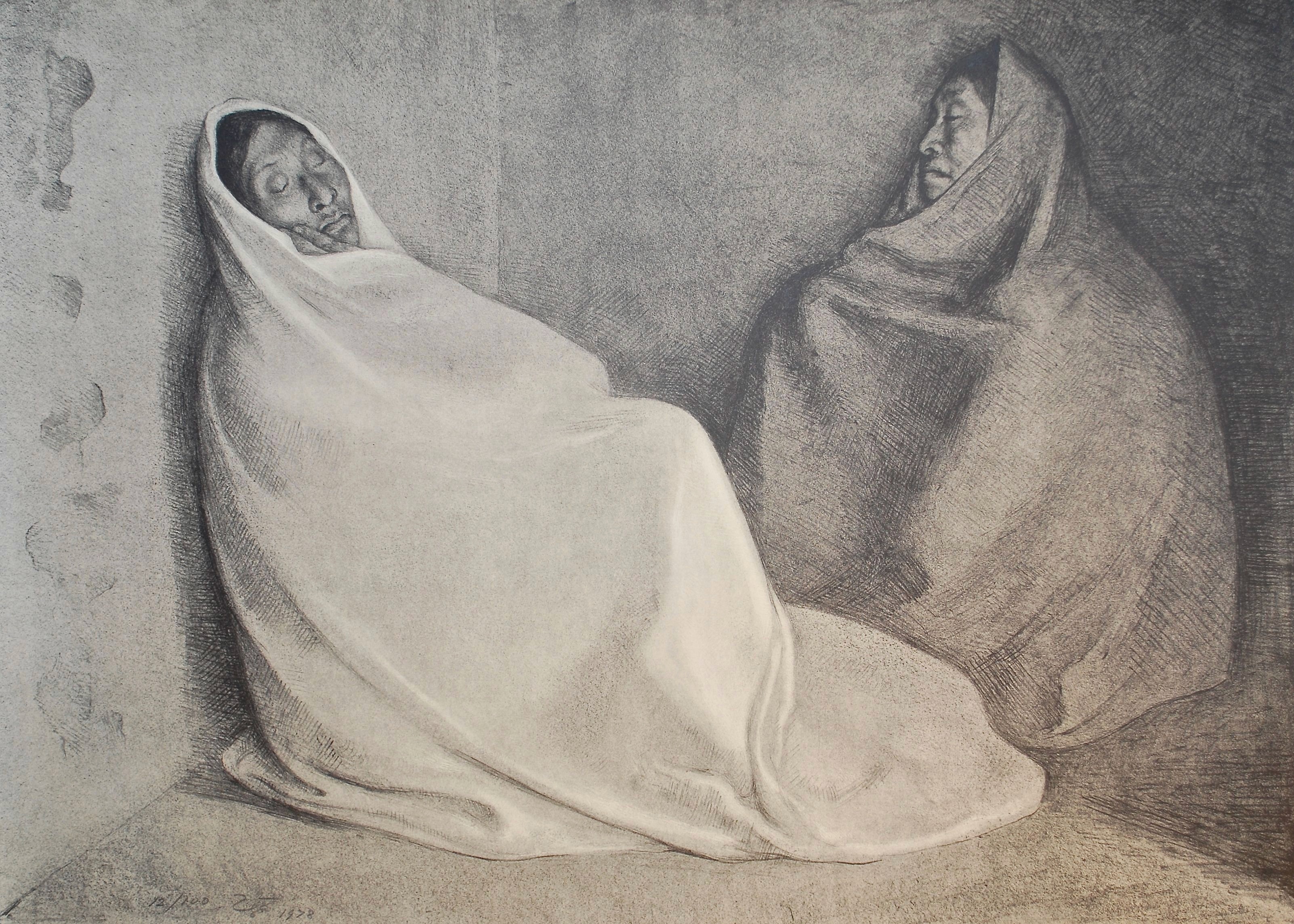 Dos Mujeres Sentada by Francisco Zuñiga, 1979