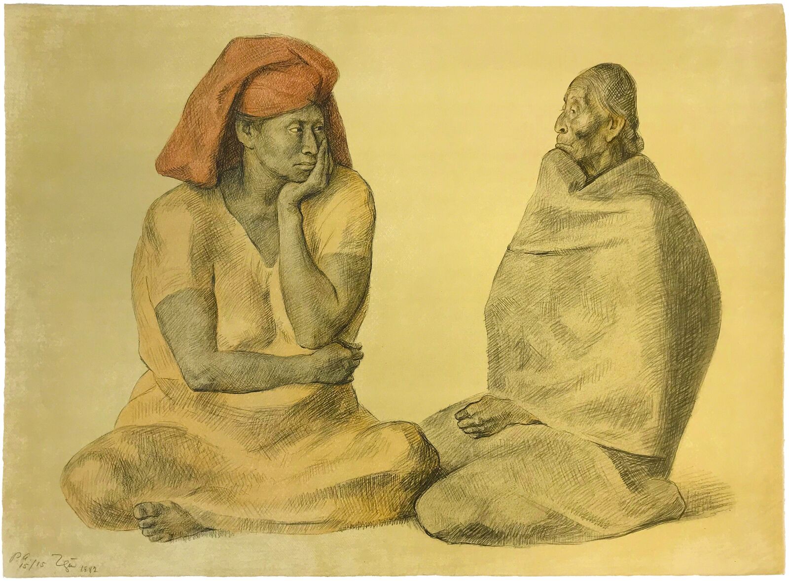 EL REBOZO by Francisco Zuñiga, 1982