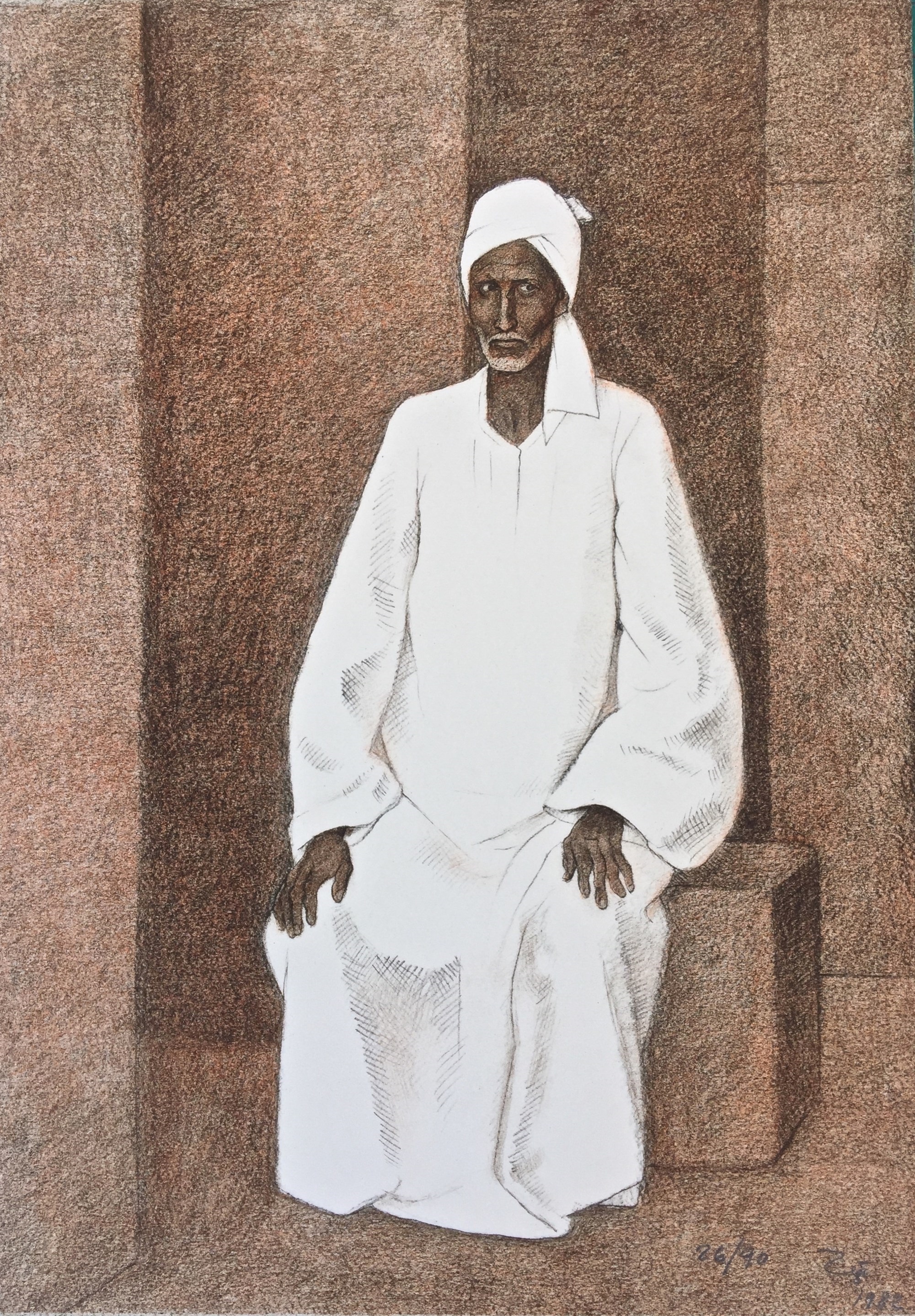 Impressions of Egipto (Egypt) plate 4 by Francisco Zuñiga, 1982