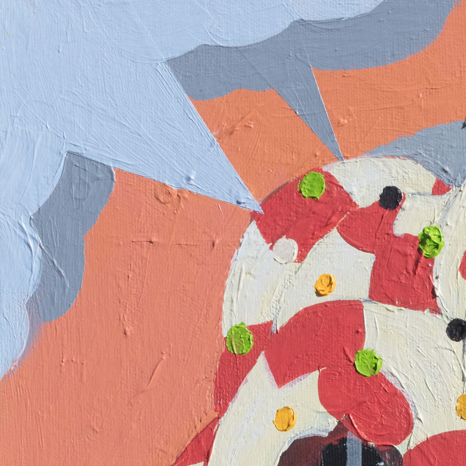 Artwork by Francks Francois Décéus, Mumbo Jumbo BK#1, Made of Acrylic Paint and Pencil on Canvas with Collage 