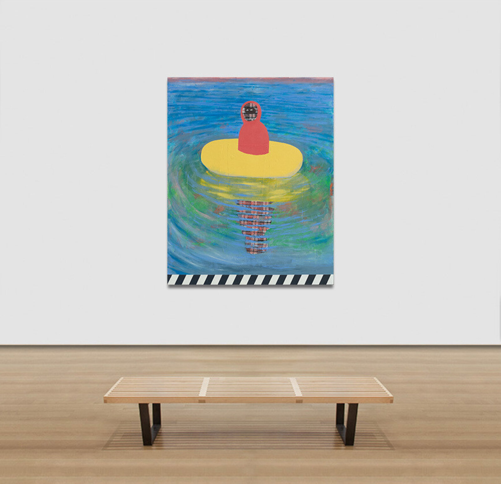 Artwork by Francks Francois Décéus, Spring Break Morning #1, Made of Acrylic and Collage on Canvas 