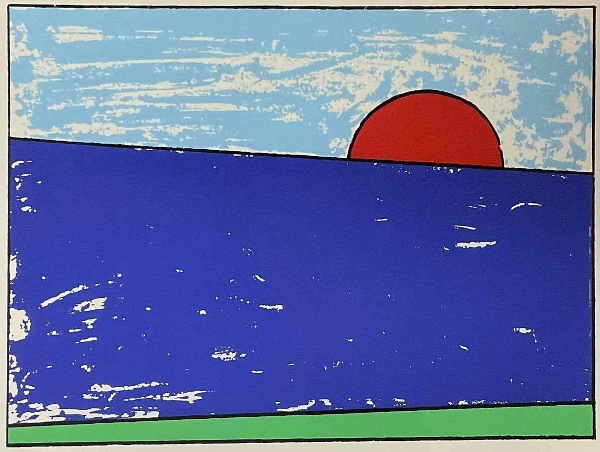 Artwork by Franco Angeli, Senza titolo, Made of Screen Print 