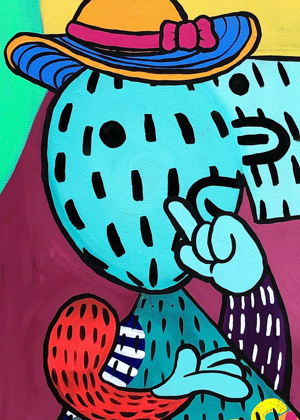 A painting of a woman with a bird on her shoulder.