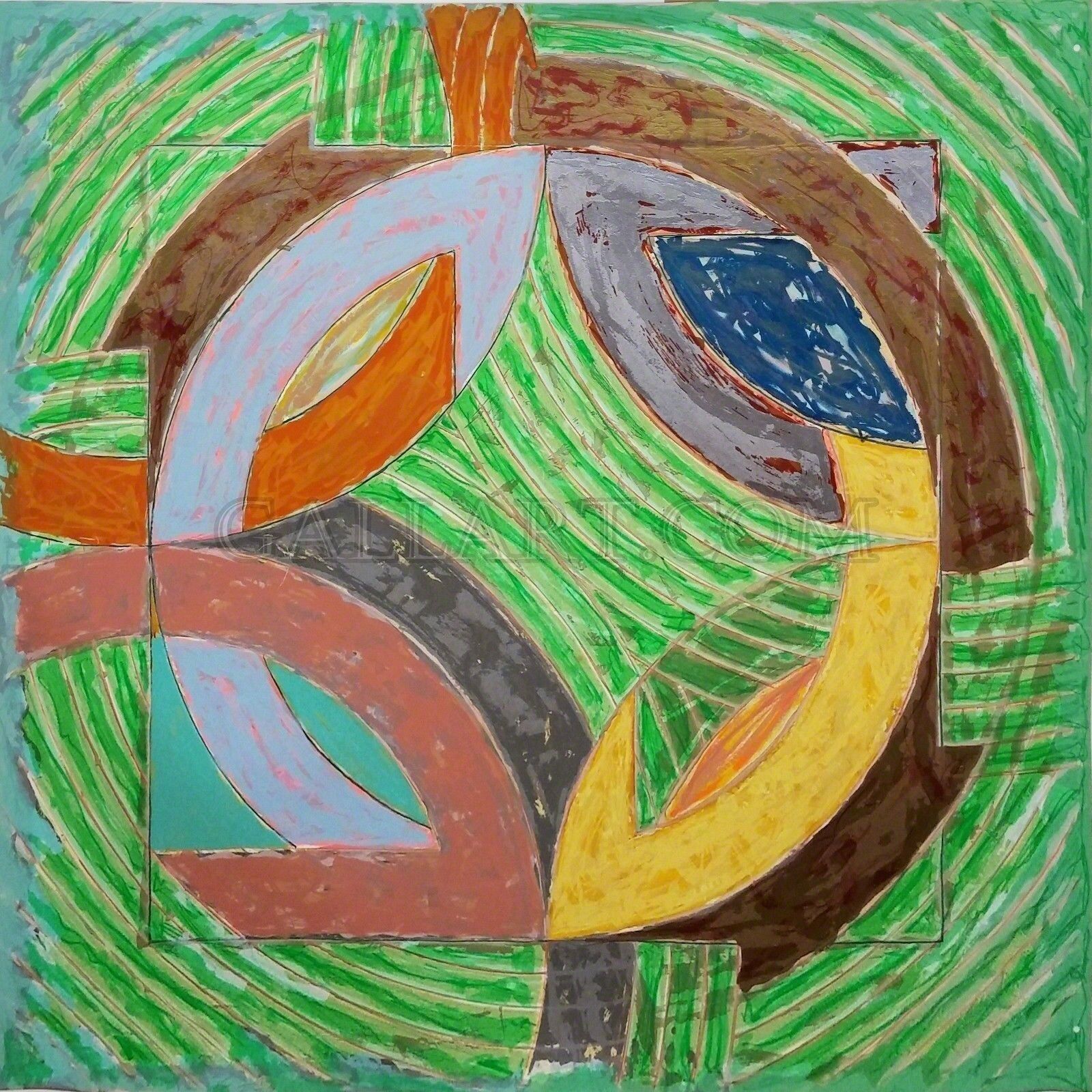 POLAR COORDINATES IV by Frank Stella, 1980
