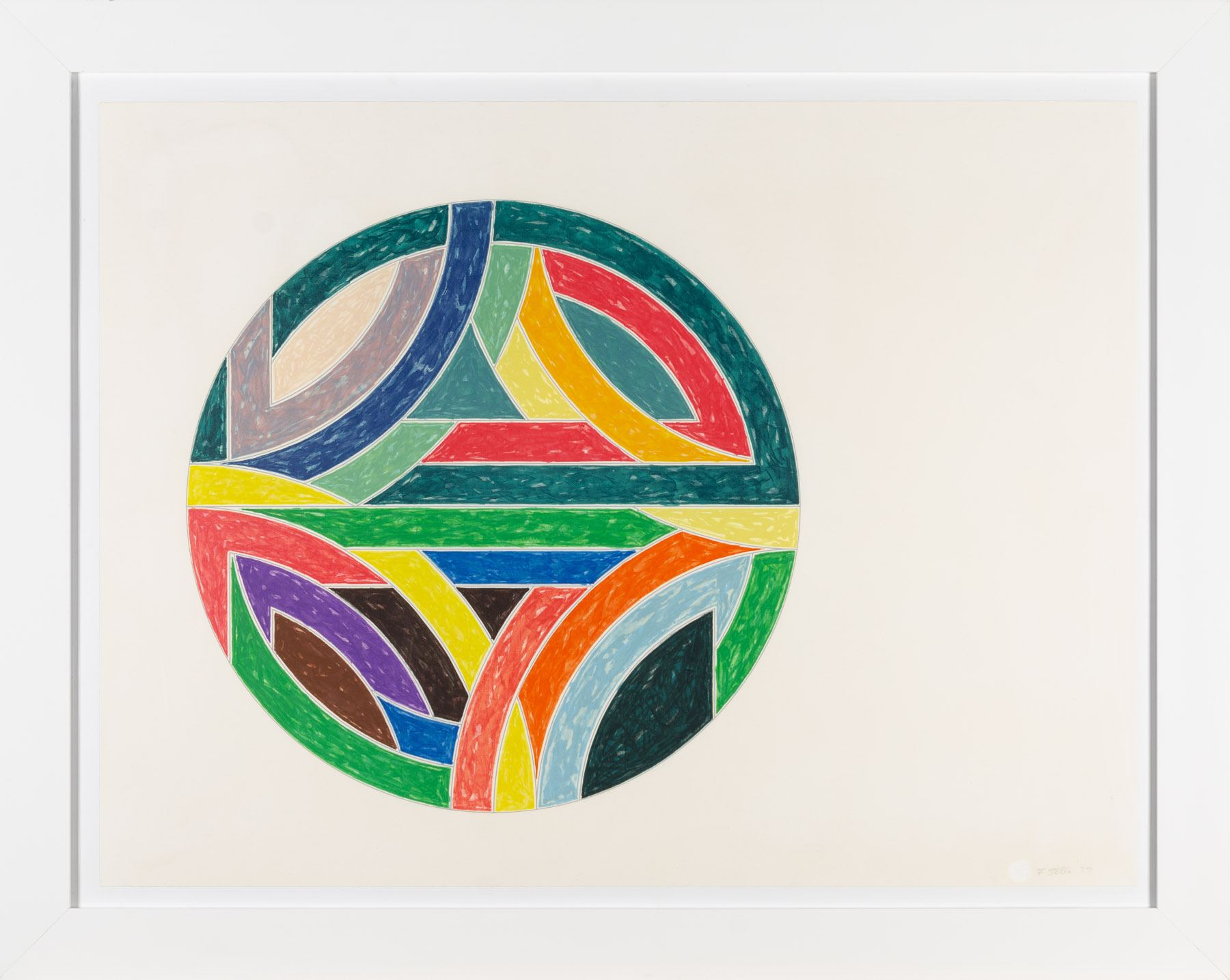 Artwork by Frank Stella, Sinjerli Variation IV, Made of Lithograph & Screenprint 