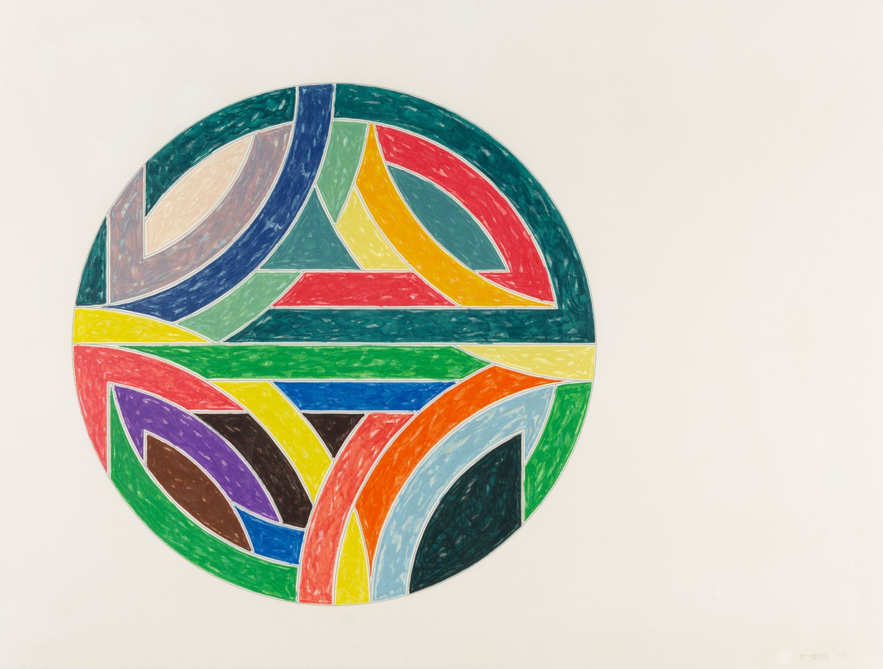 Sinjerli Variation IV by Frank Stella, 1977