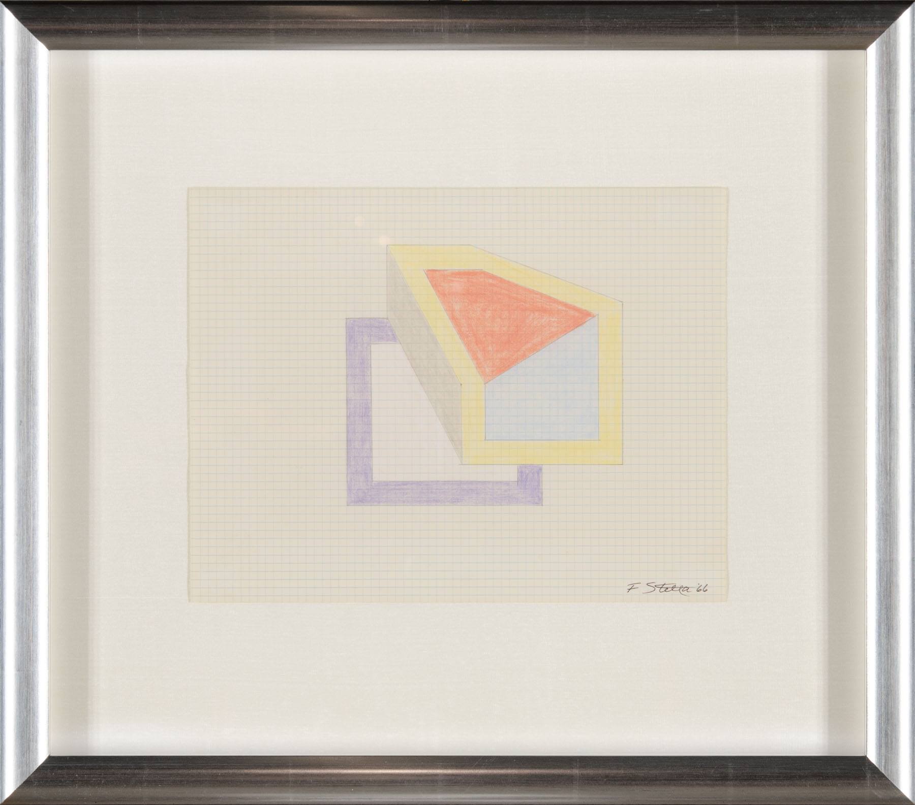 Artwork by Frank Stella, Untitled, Made of Graphite 