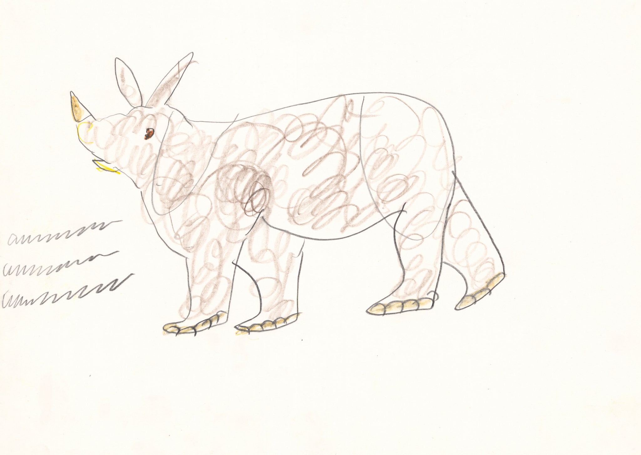 Rhinoceros by Franz Kamlander, 1990