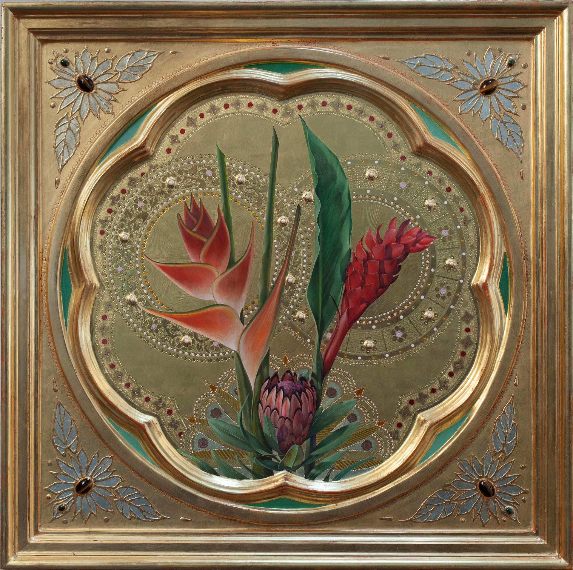 Sienese Icon (Tropical Trinity) by Fred Wessel, 2025