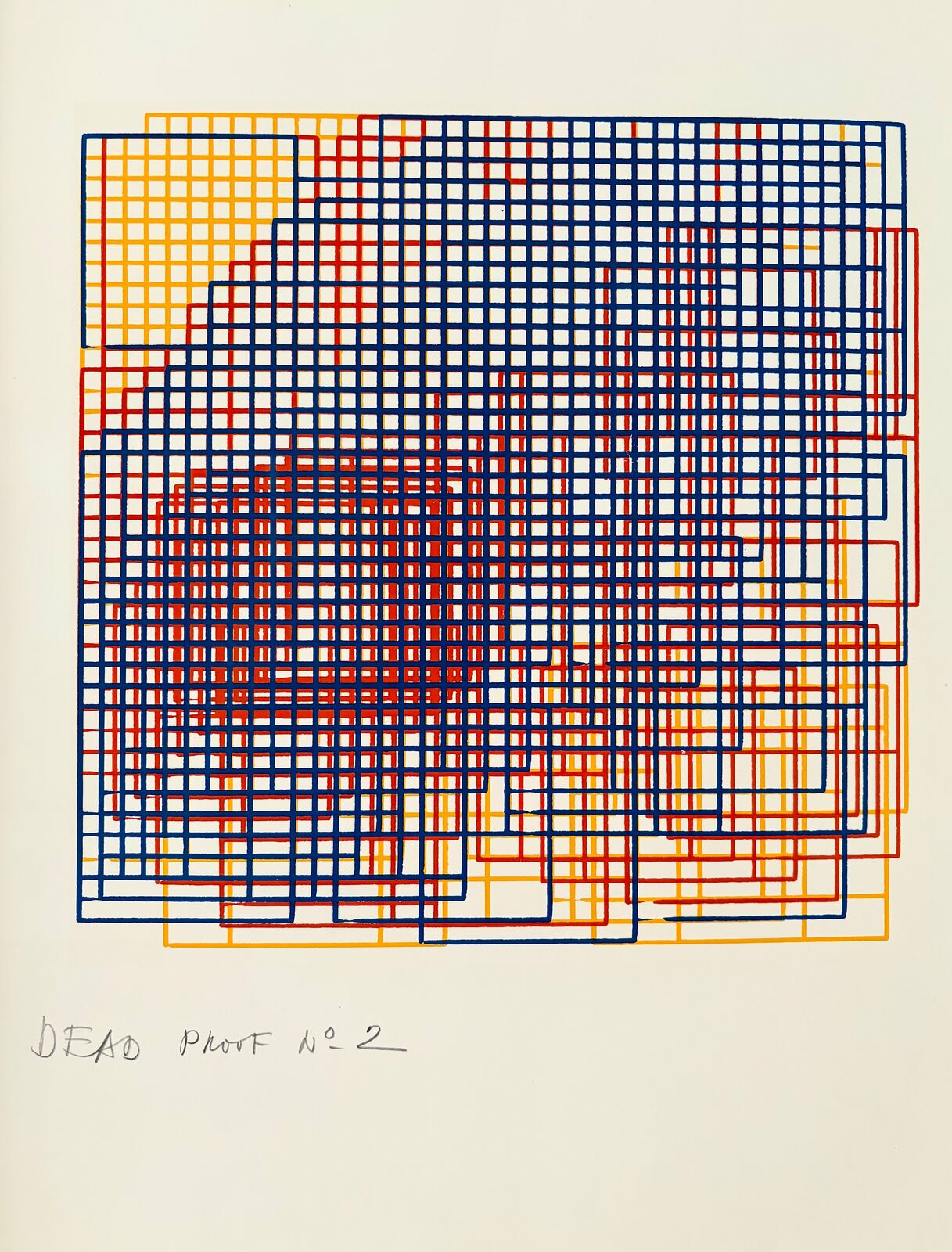 Dead Proof No.2 by Frieder Nake, 1972