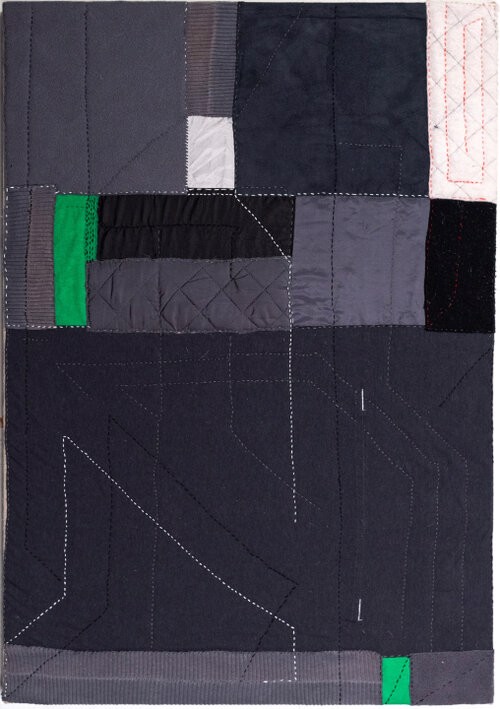 a close up of a piece of fabric on a table