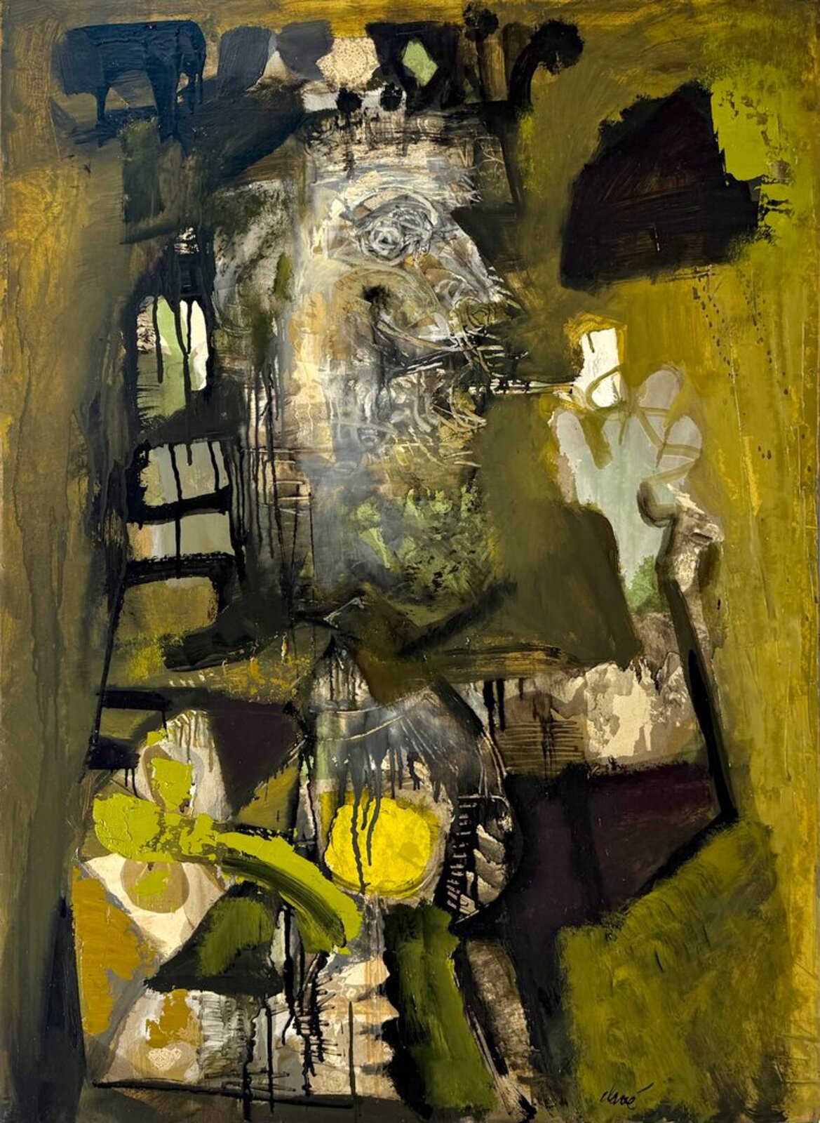 Roi à la pipe by Antoni Clavé, circa 1957