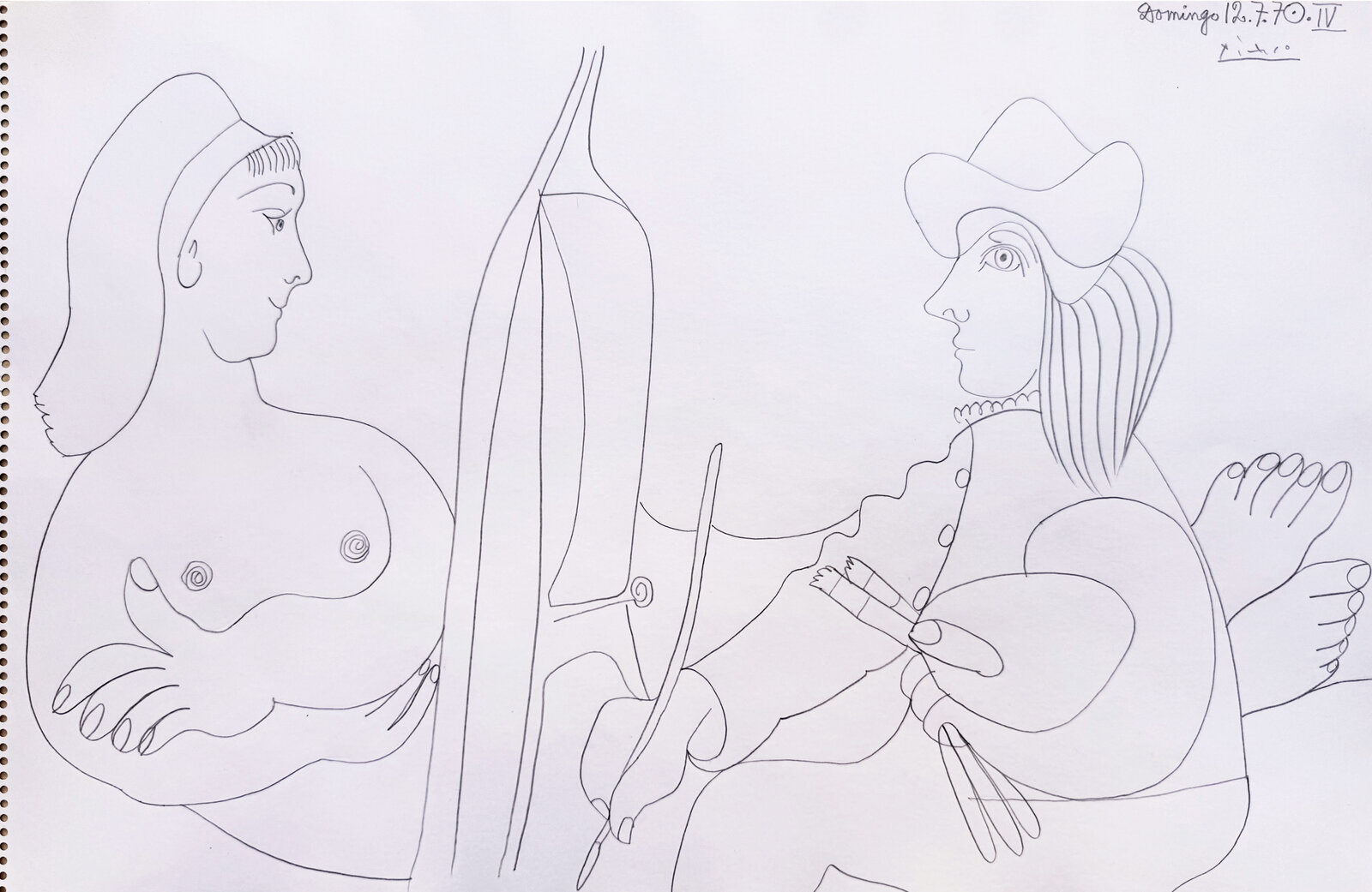 Le peintre et son modèle IV Picture