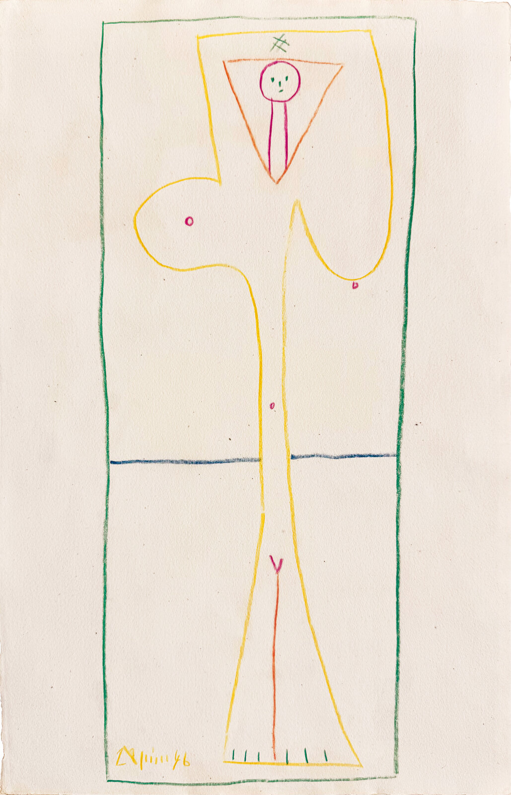 Nu aux bras levés by Pablo Picasso, 1946