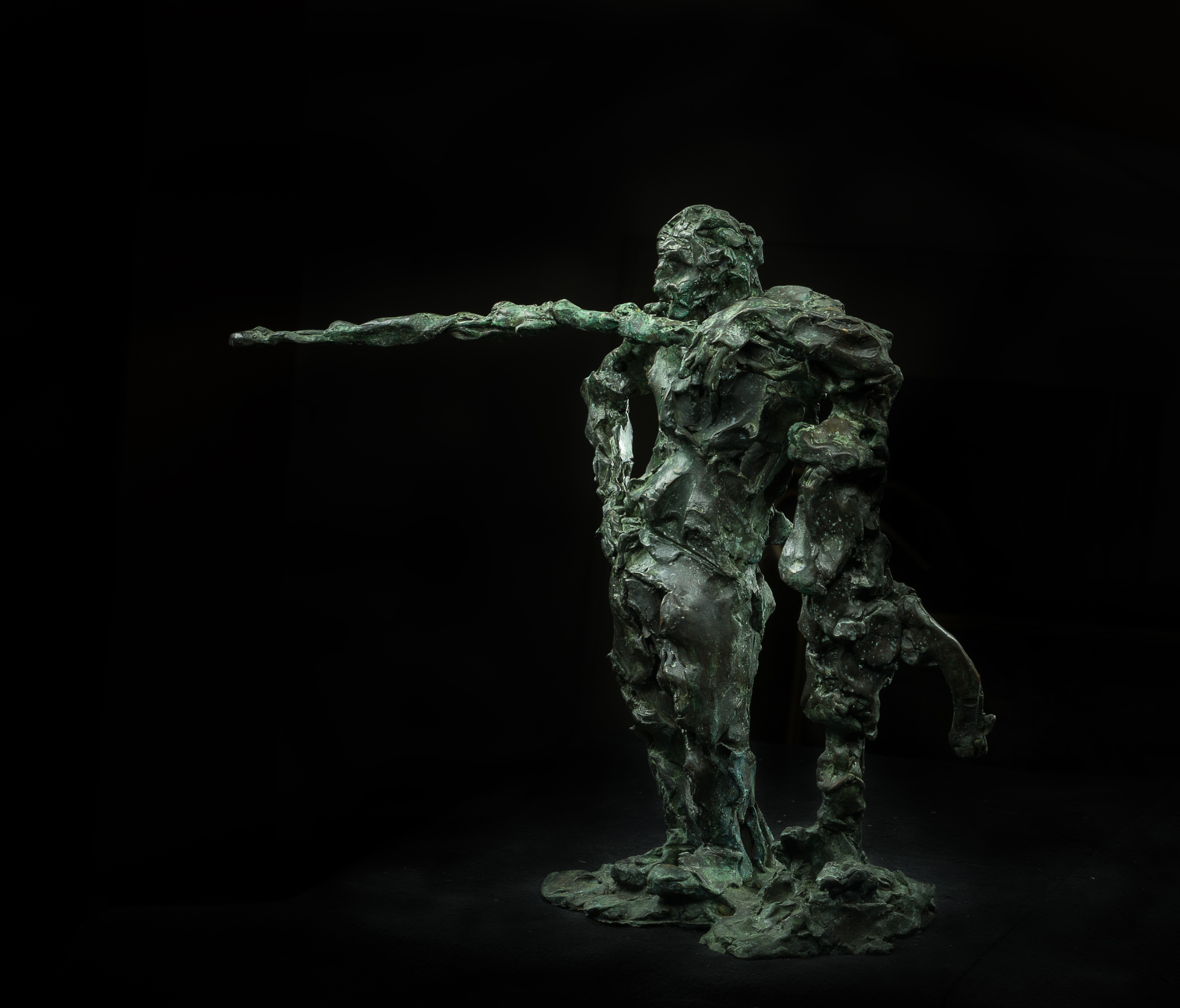 A Man leaned against the Water Column by Alexander  Sviyazov, 2012