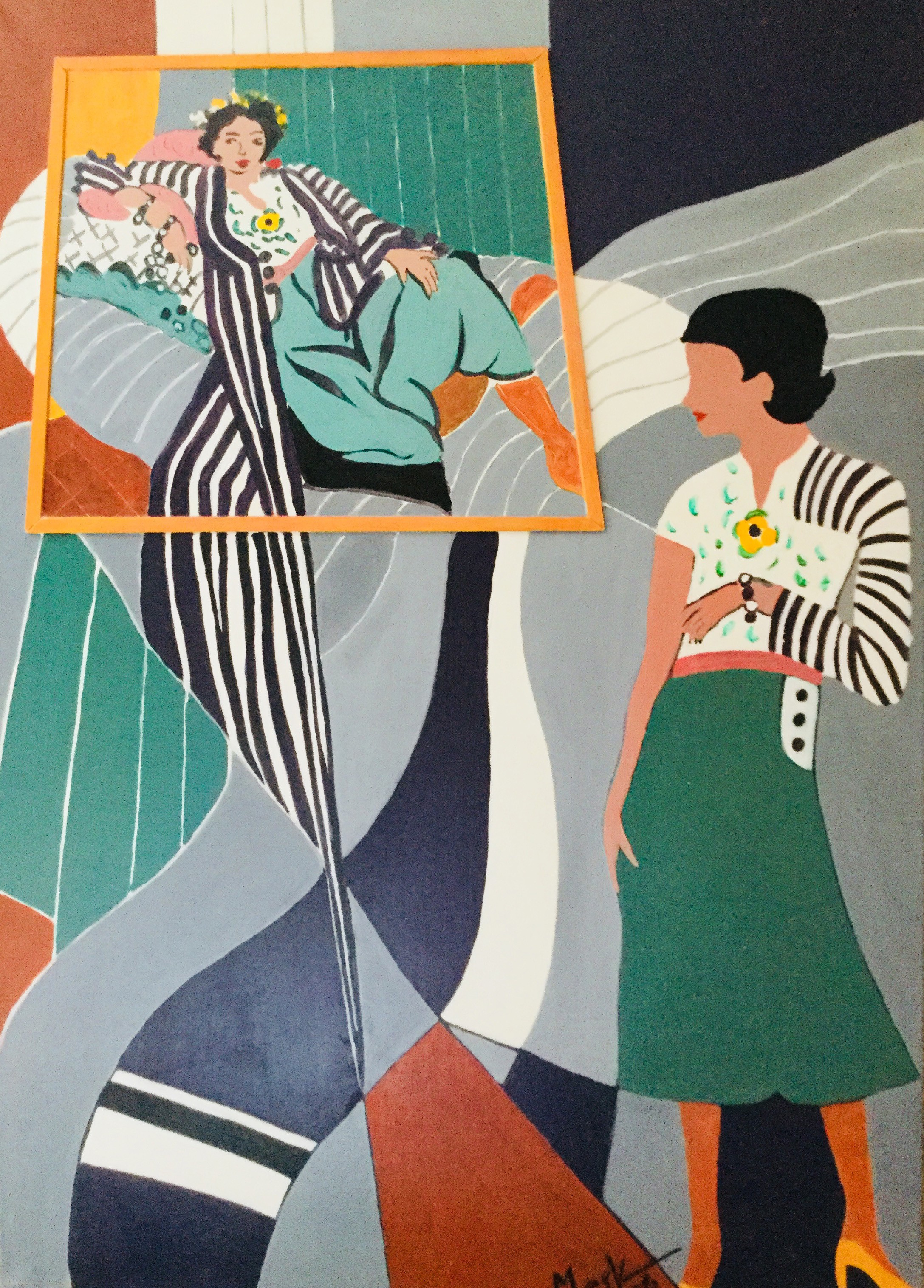 Dialog Mit Matisse by Brigitte  Thonhauser-Merk, 2006