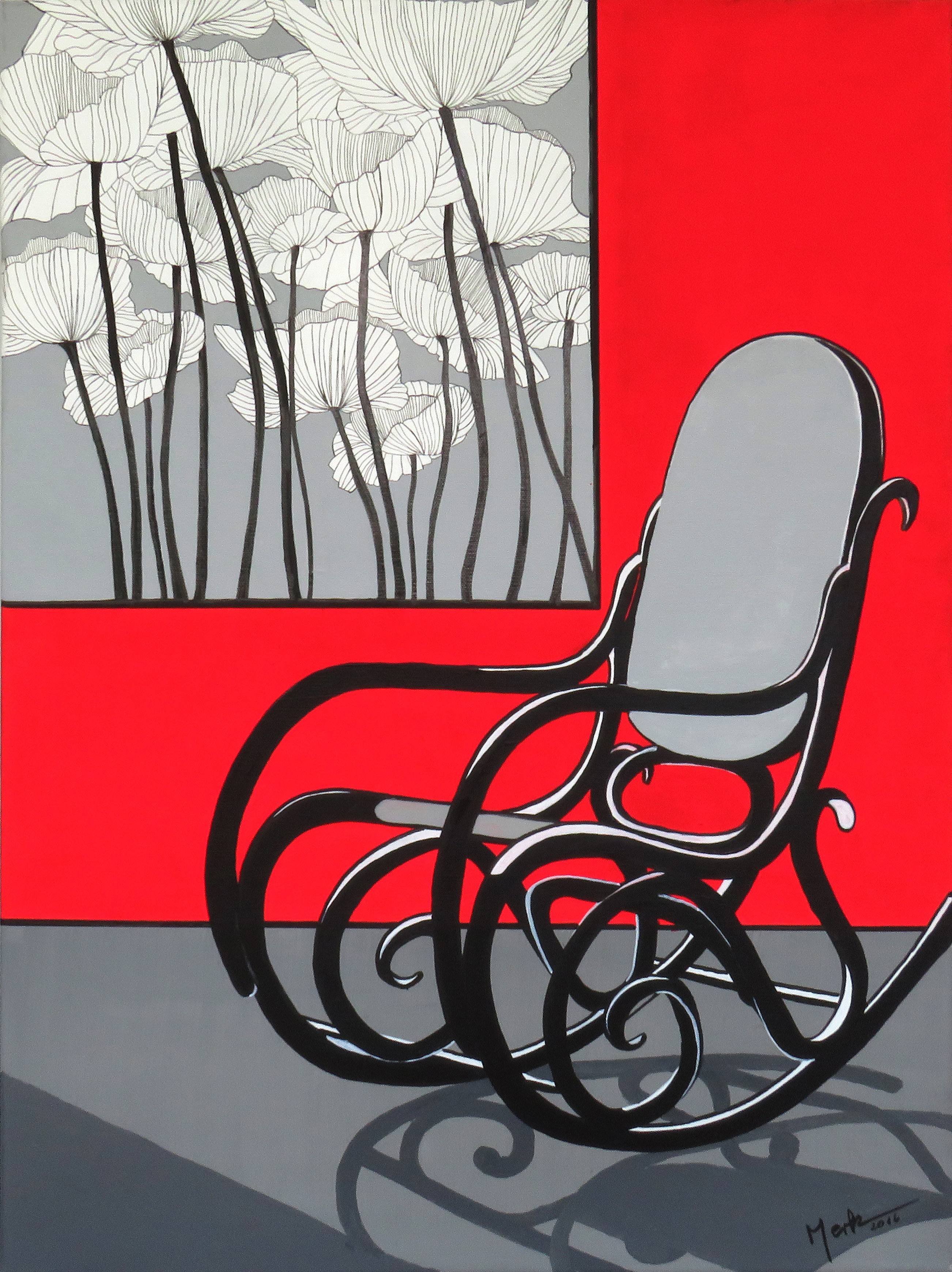 La Chaise À Bascule by Brigitte  Thonhauser-Merk, 2016