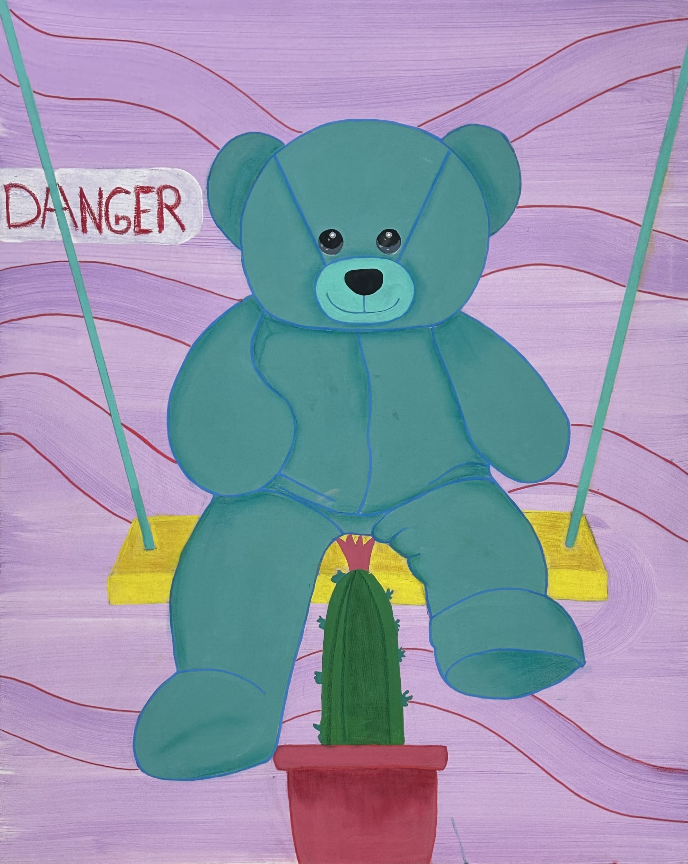Sitting on a Cactus by Tamta  Chachanidze, 2022