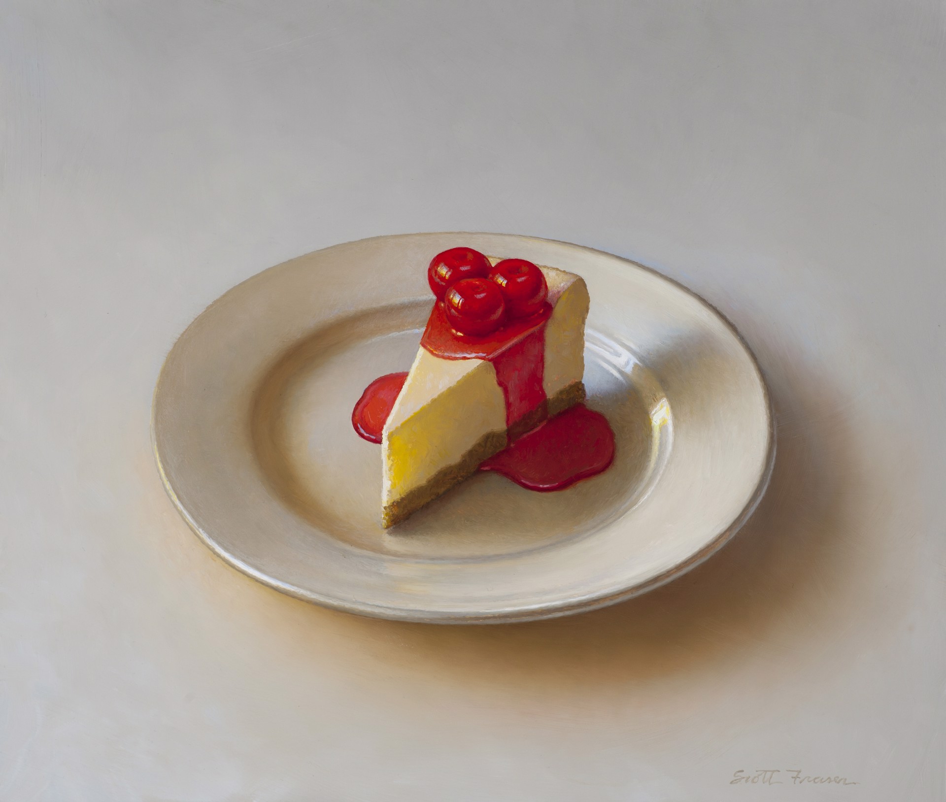 Cherry Cheese Cake by Scott Fraser, 2025