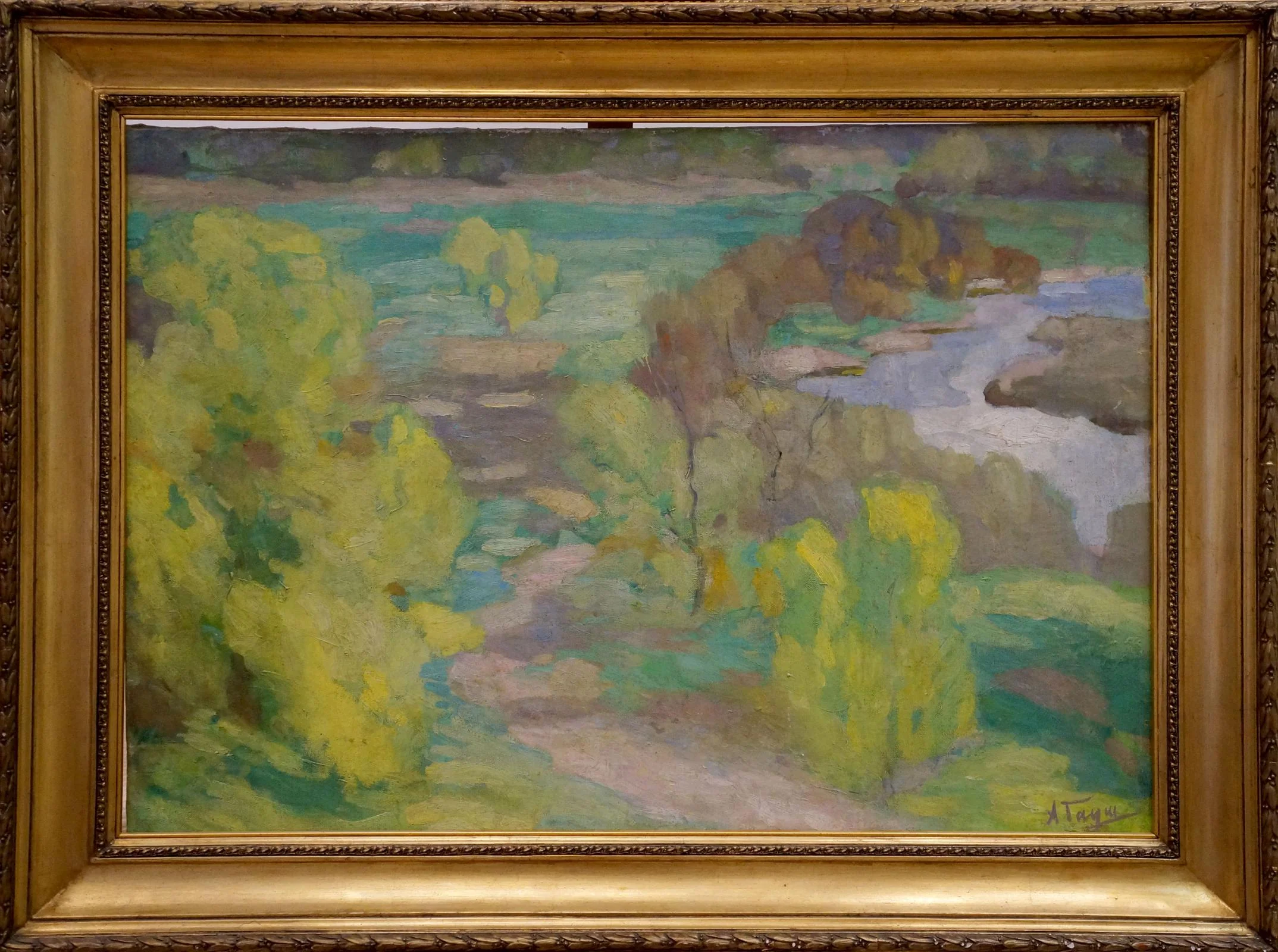 Artwork by Alexander Fedorovich Gaush, Spring, Made of Oil, Canvas 