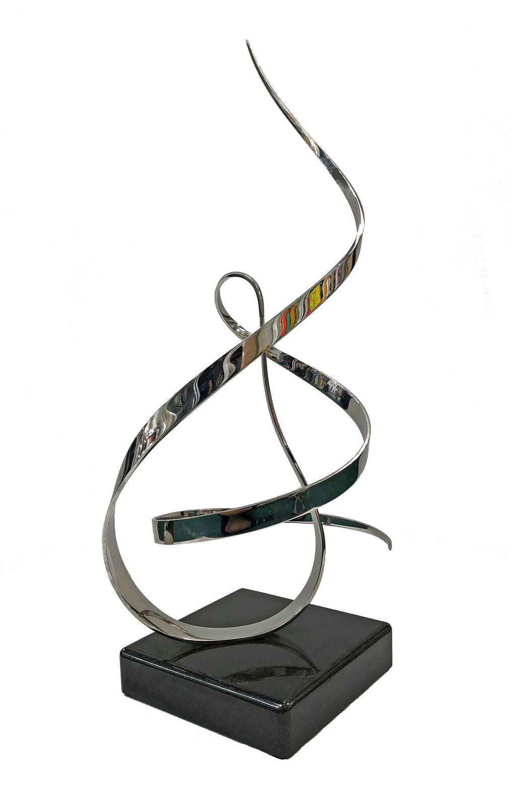 Artwork by Georg Baselitz, Untitled (kinetic stainless steel sculpture), Made of Stainless Steel 