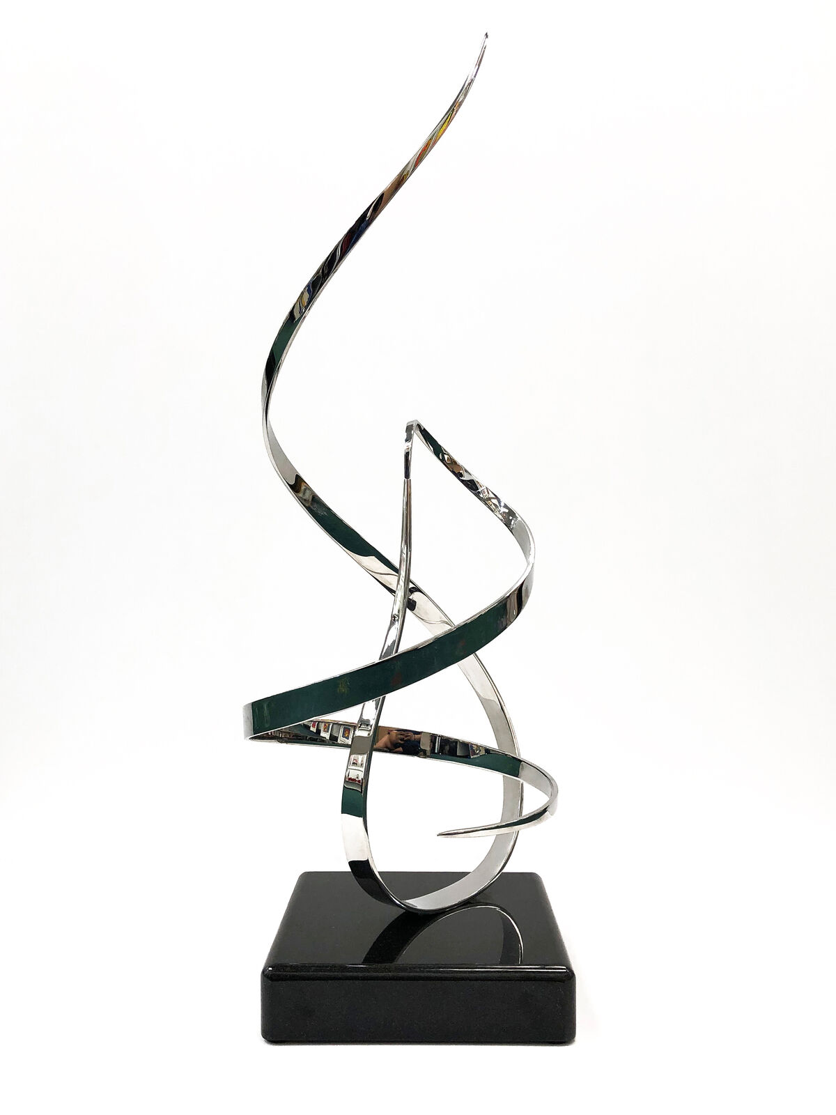 Untitled (kinetic stainless steel sculpture)