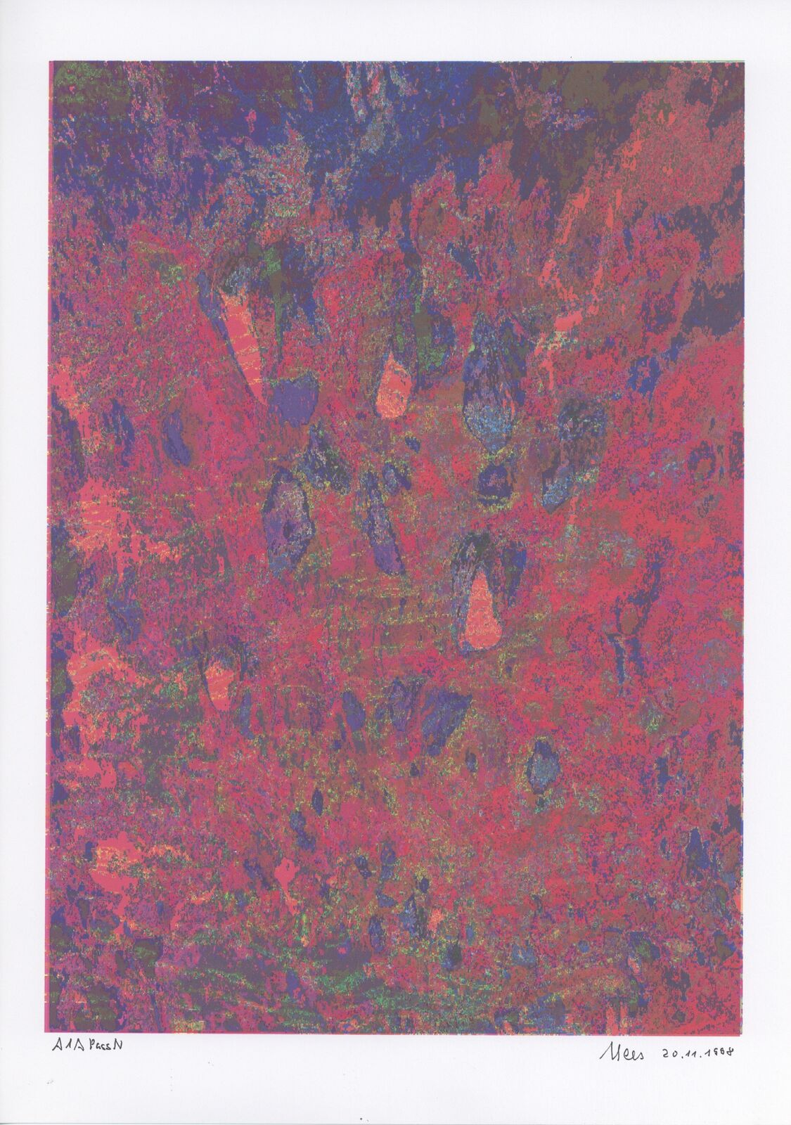 PassN by Georg Nees, 1988