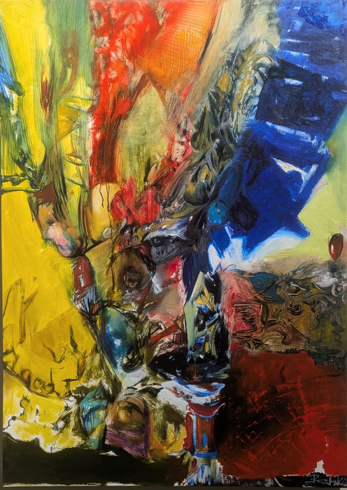 George Areshidze (Reshka) | Autoportrait Without Mirror (2024) | MutualArt