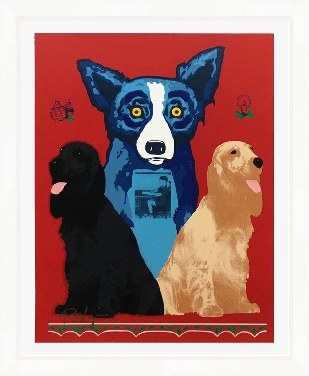 GEORGE'S SWEET INSPIRATIONS (BLUE DOG) by George Rodrigue, 2000