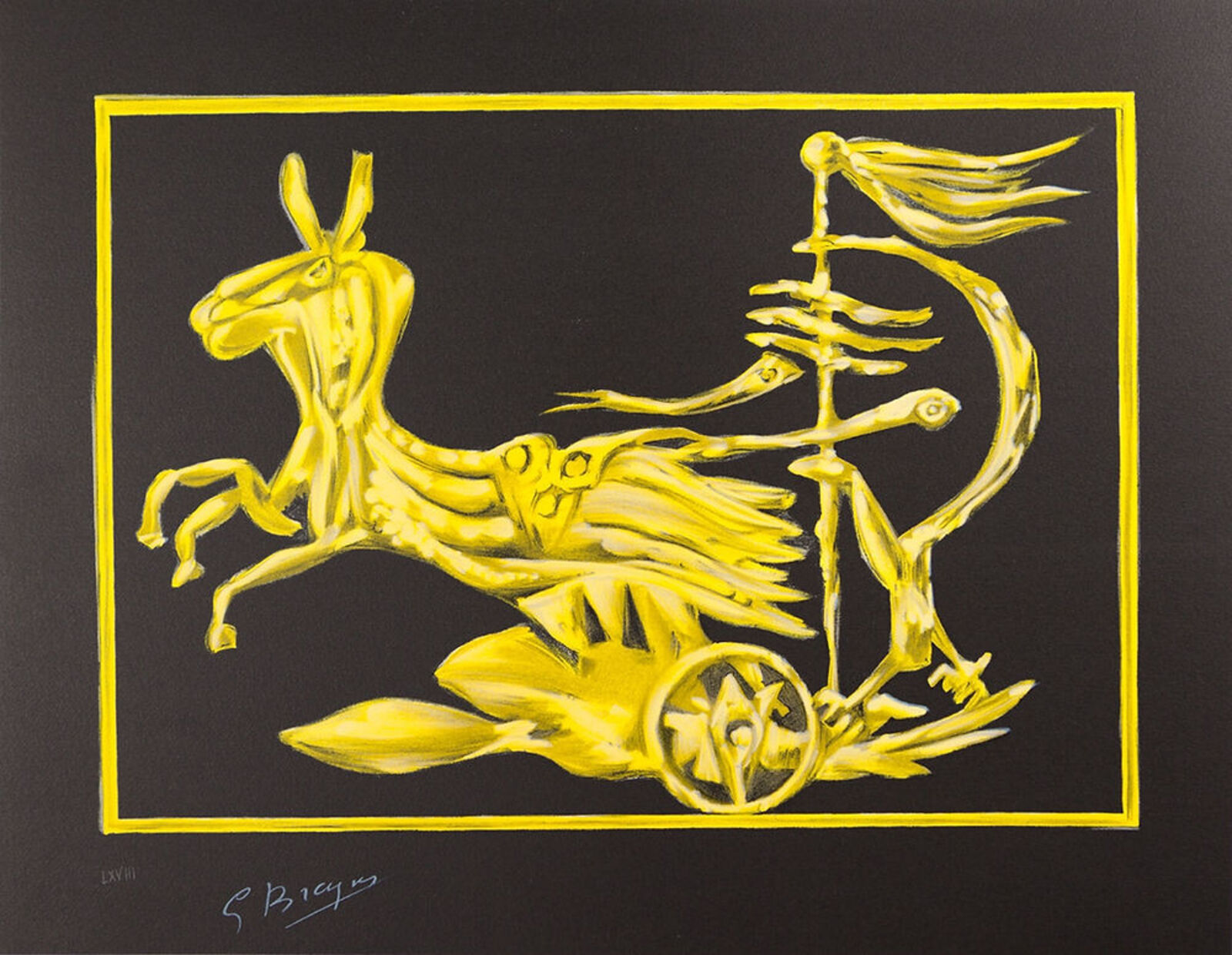 Le Char de Médée by Georges Braque, 1988