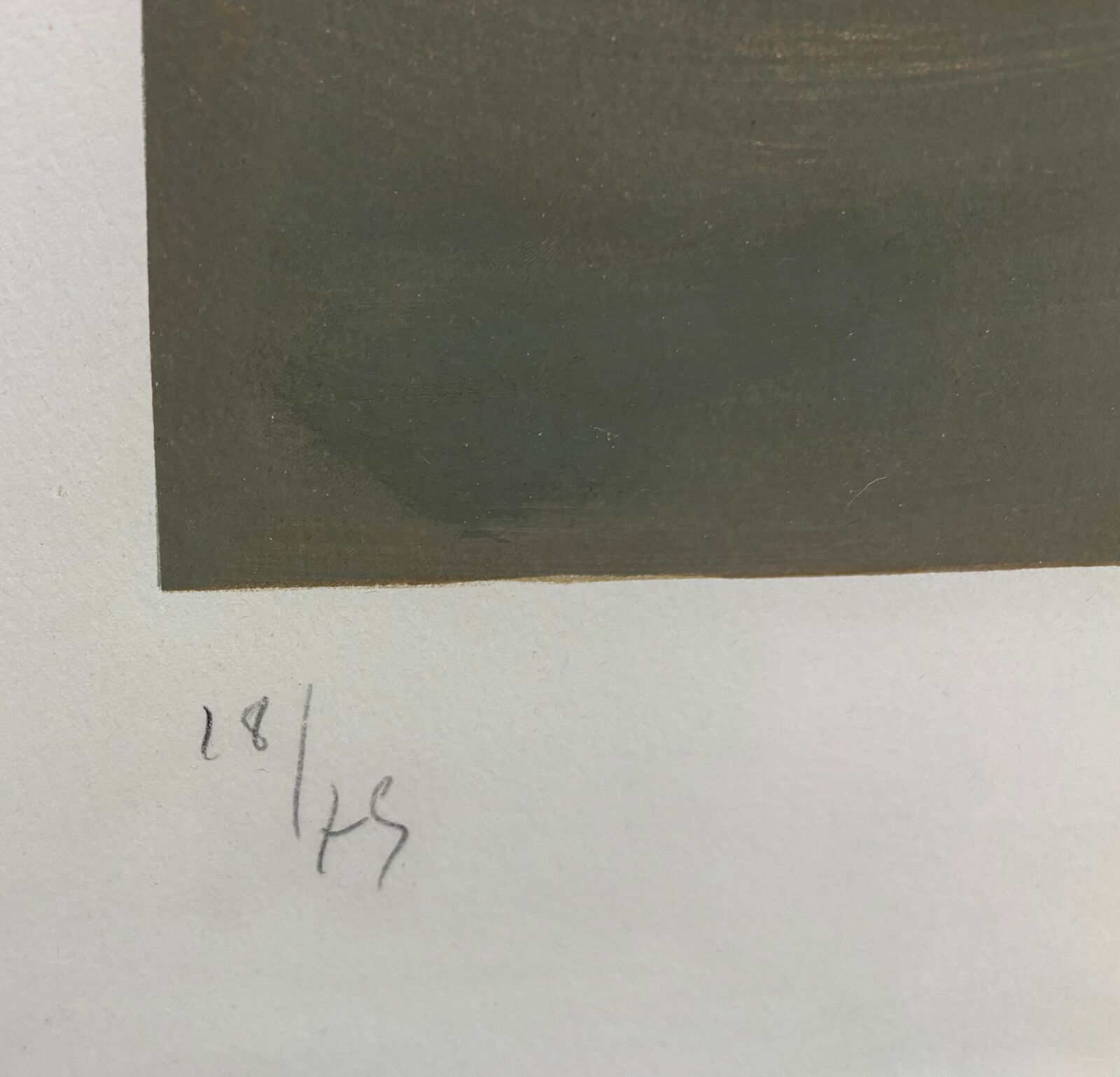 A painting of two white doves flying in the air.