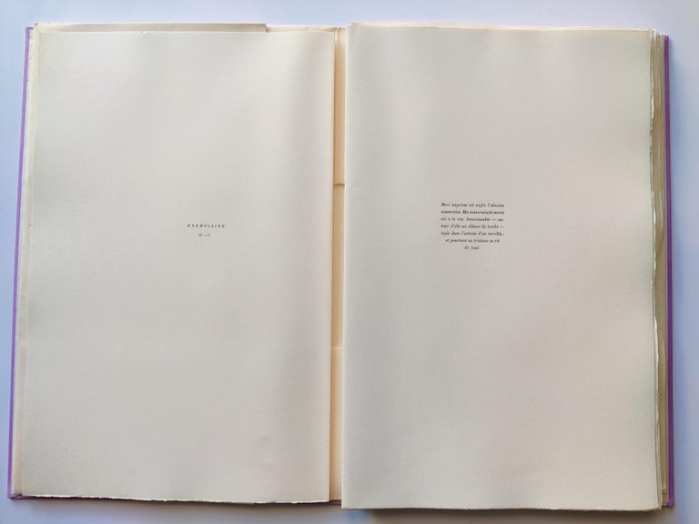 an open book with a drawing on it