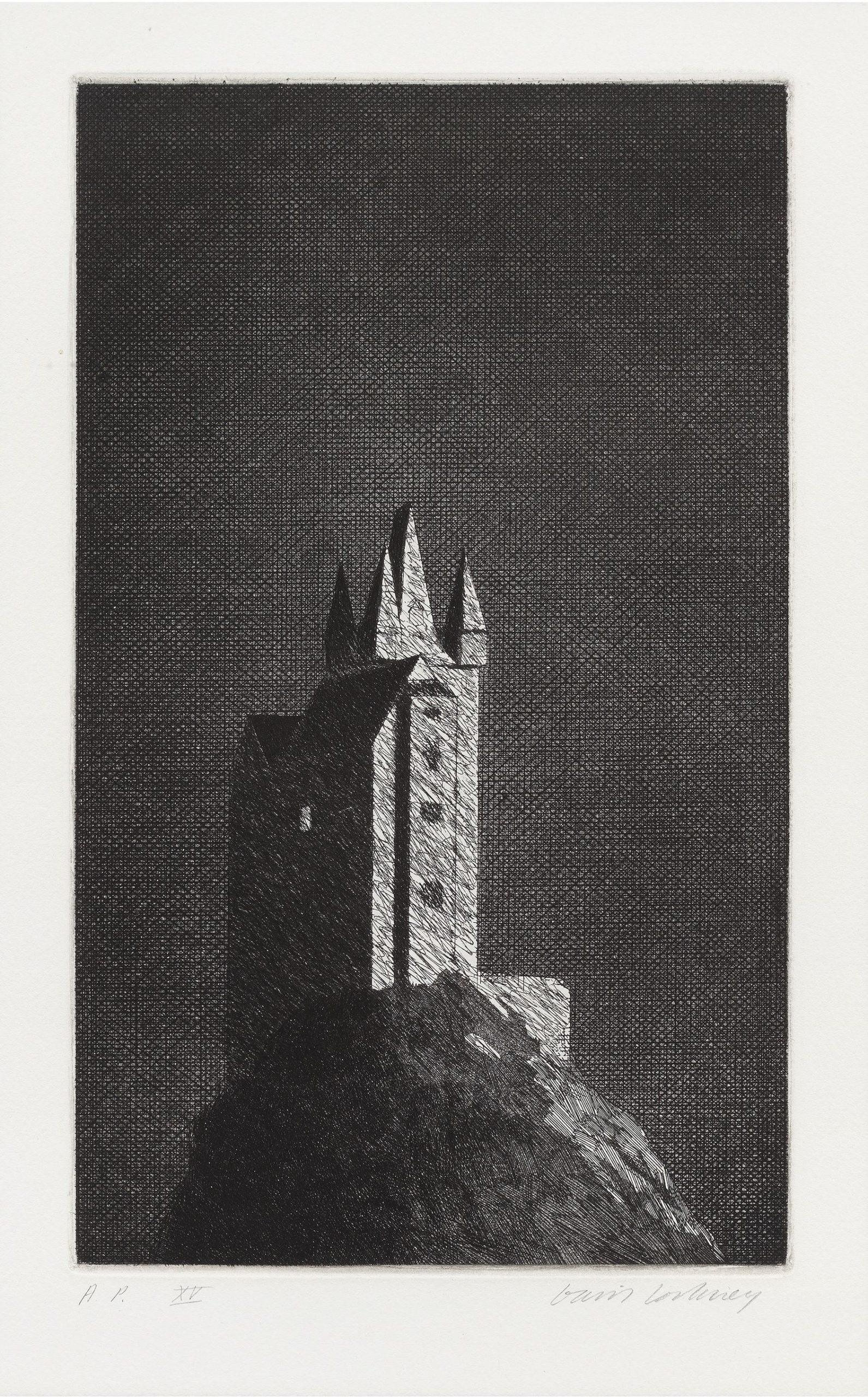 The Haunted Castle by David Hockney, 1969