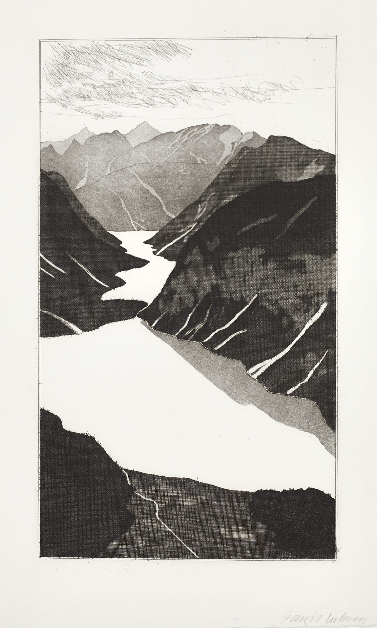 The Lake by David Hockney, 1969