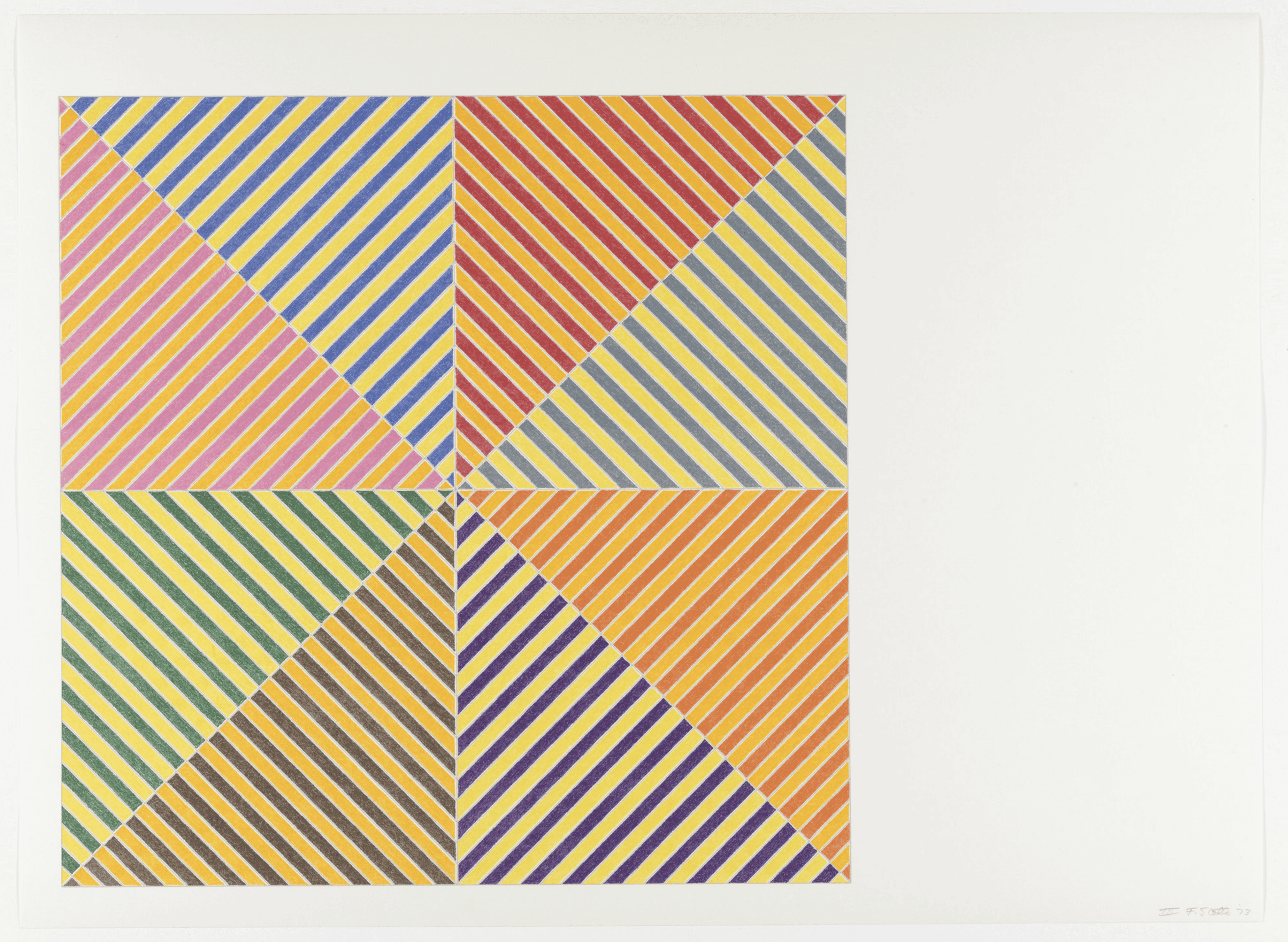 Sidi Ifni by Frank Stella, 1973