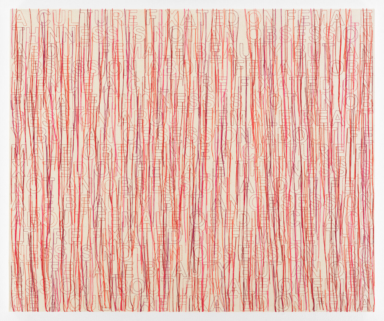 Artwork by Ghada Amer