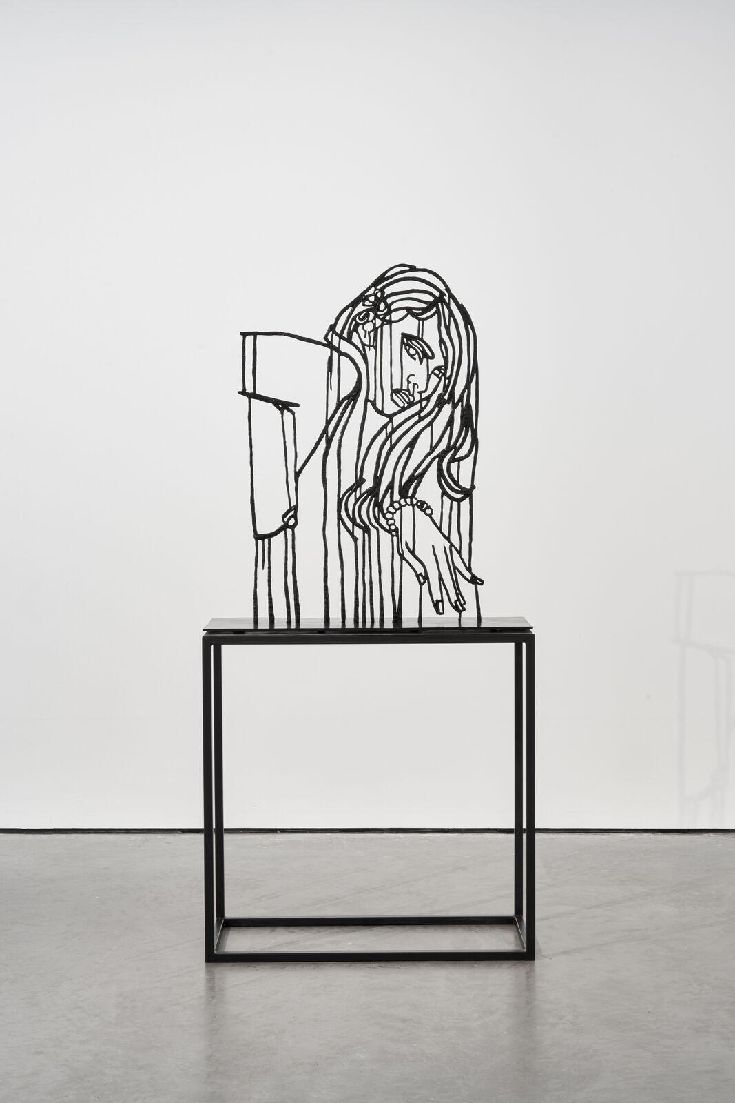 Dripping Jenny by Ghada Amer, 2021