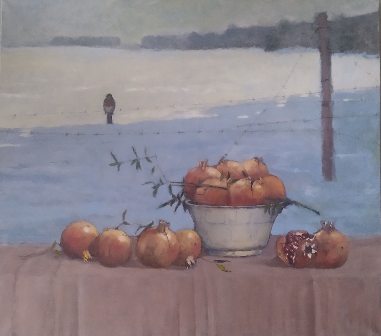 Artwork by Giacomo Mazzari, Winter Symphony, Made of Oil on canvas 