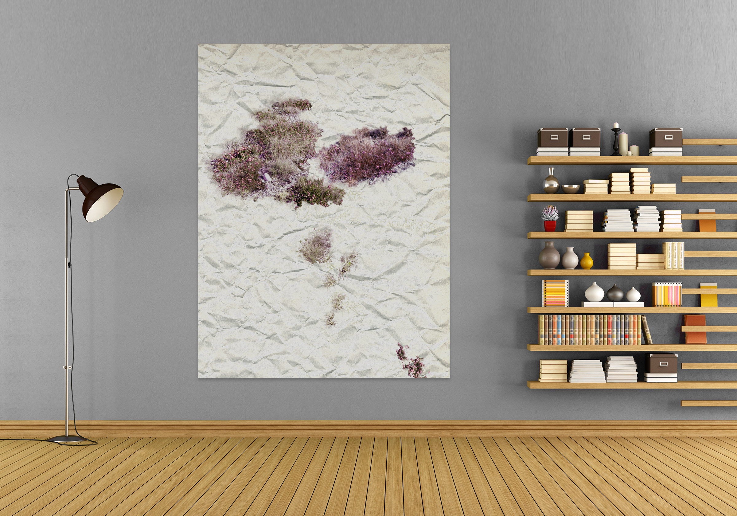 A picture of a map of the world on a piece of paper.