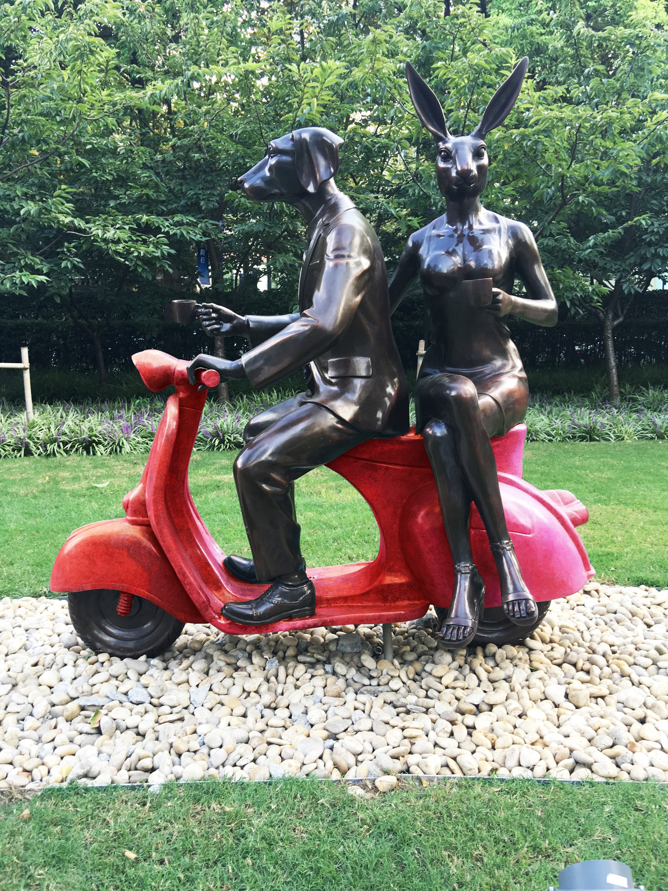 We ride together in love by Gillie & Marc Schattner, 2017