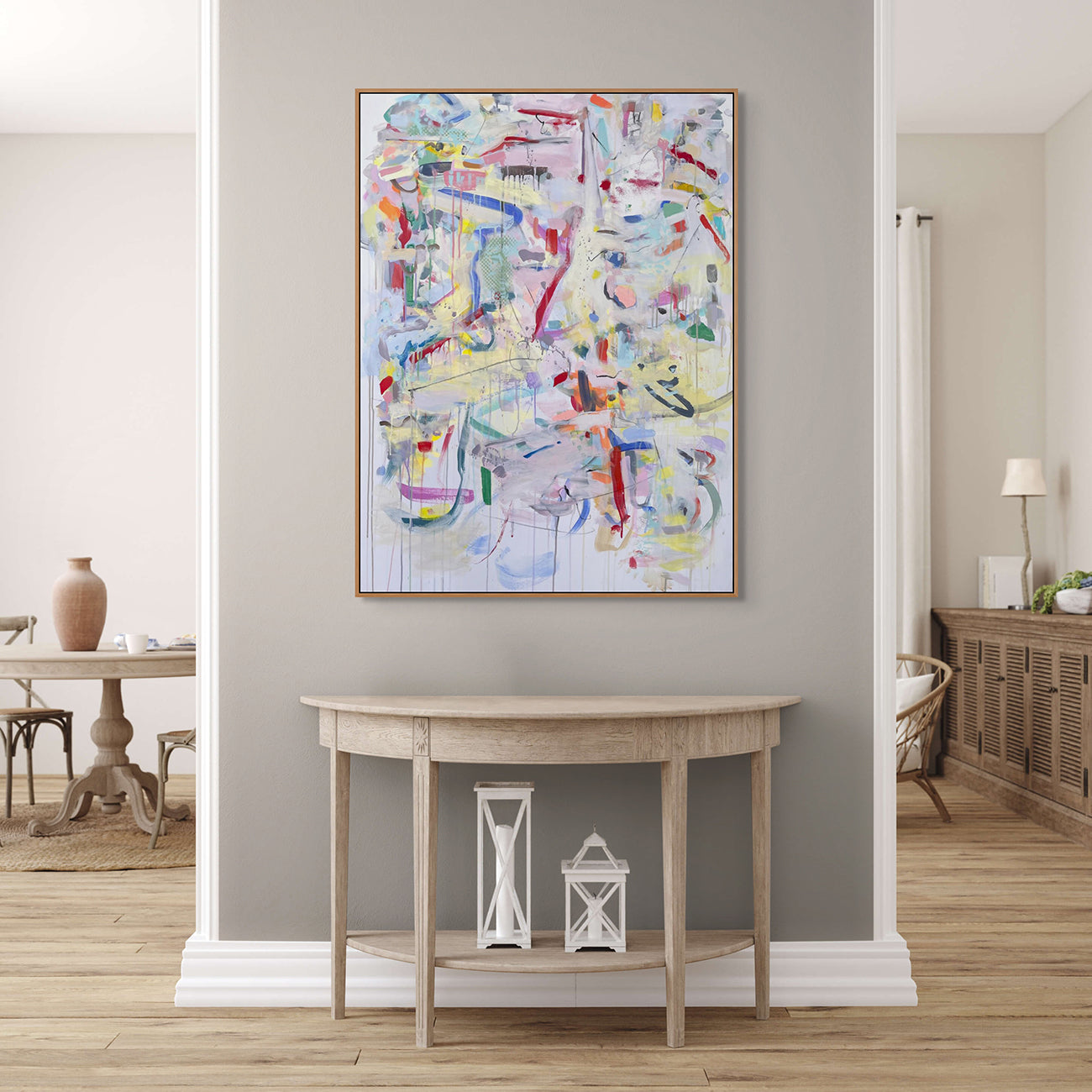 Artwork by Gina Werfel, Flash, Made of Acrylic and mixed media on canvas 