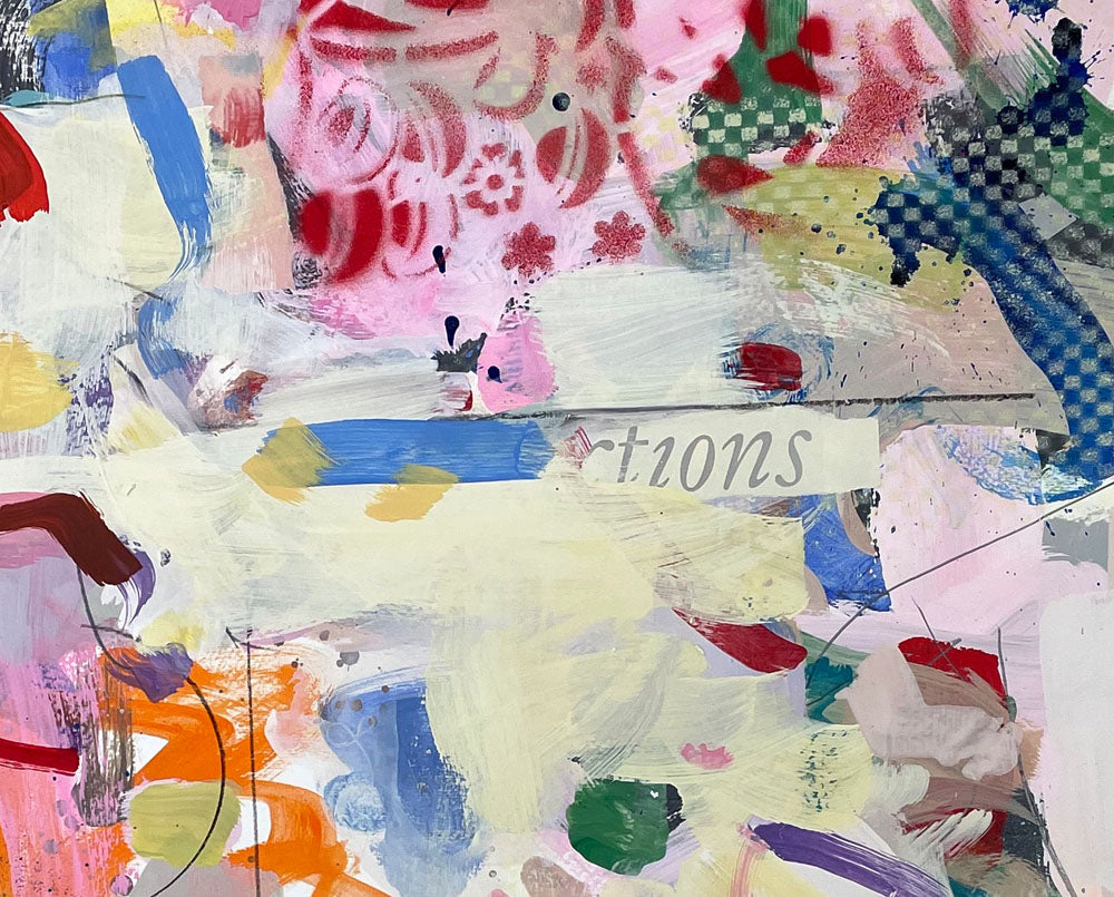 Artwork by Gina Werfel, Reflection, Made of Acrylic and mixed media on paper 