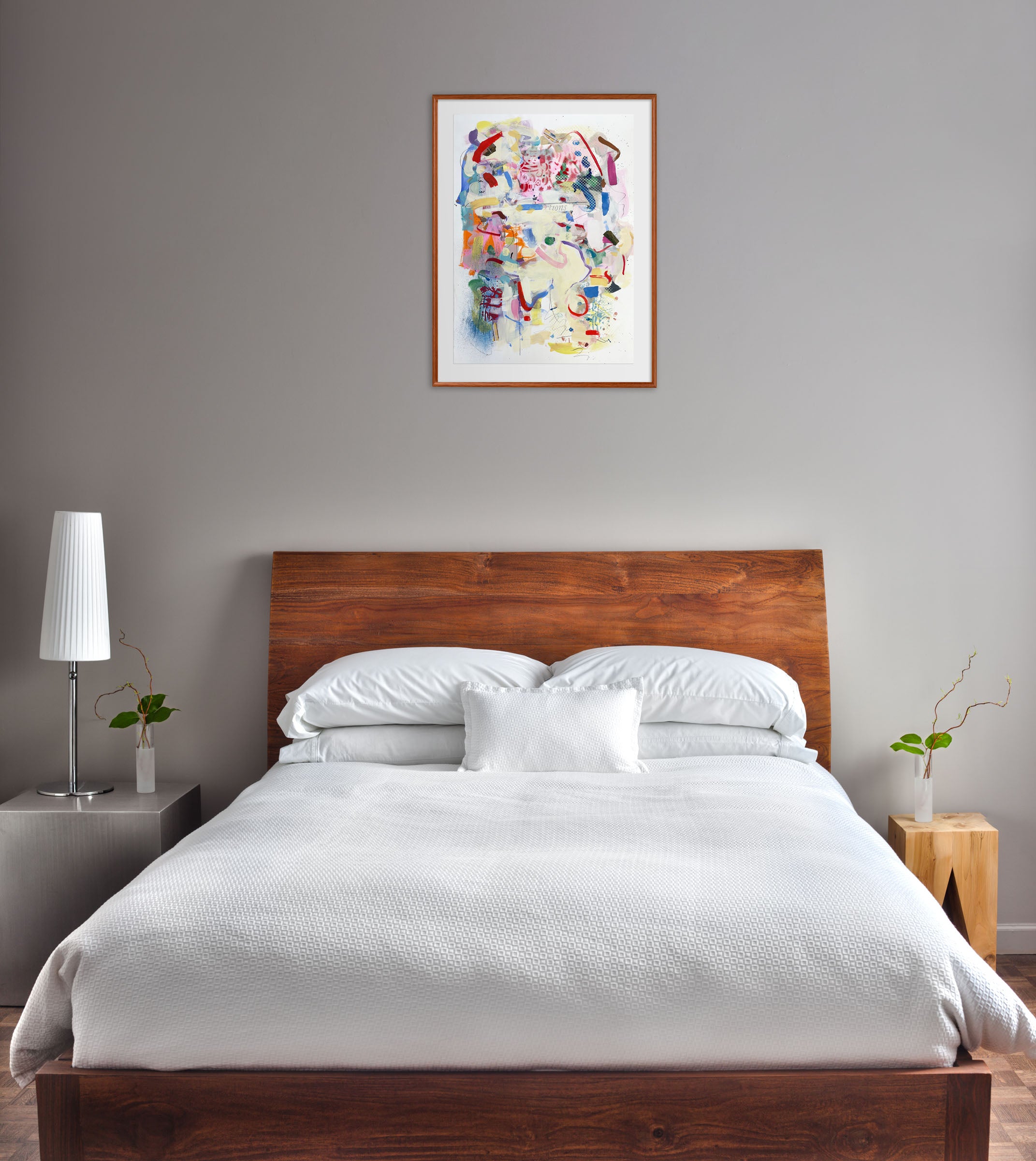 Artwork by Gina Werfel, Reflection, Made of Acrylic and mixed media on paper 