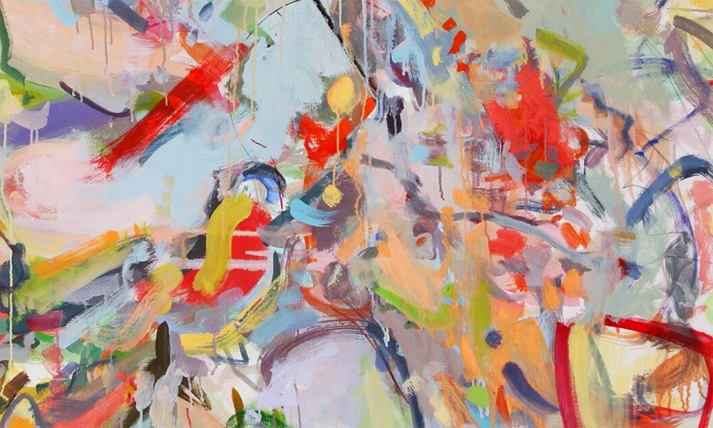 Artwork by Gina Werfel, Tumble, Made of Oil on canvas 