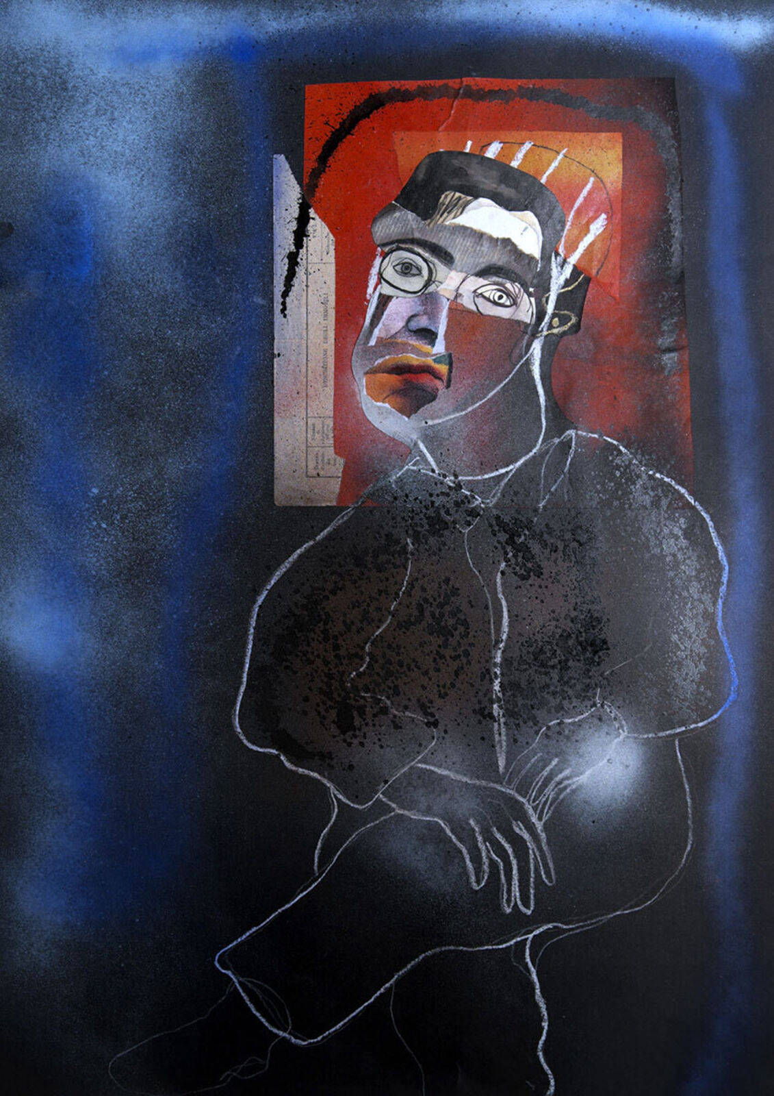 Uomo Seduto Stilizzato by Giuseppe Ragazzini, 2012